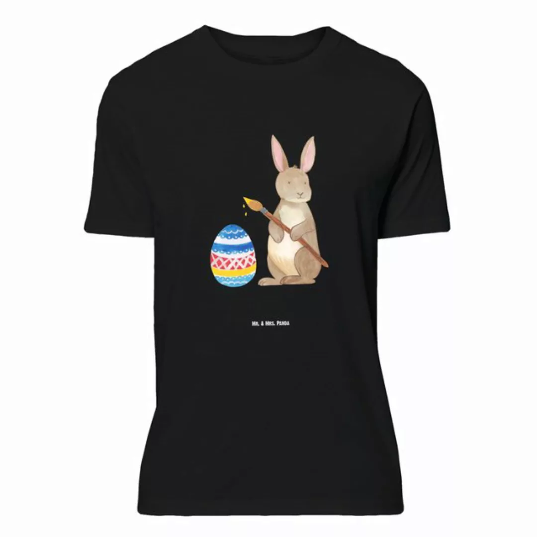 Mr. & Mrs. Panda T-Shirt Hase Eiermalen - Schwarz - Geschenk, Shirt, Lustig günstig online kaufen