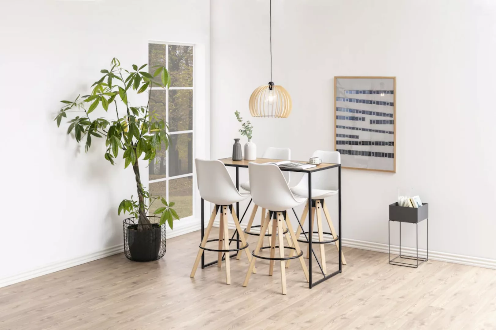 ACTONA GROUP Barhocker "Dian", (Set, 2 St.), Barstuhl, Organisch geformter günstig online kaufen