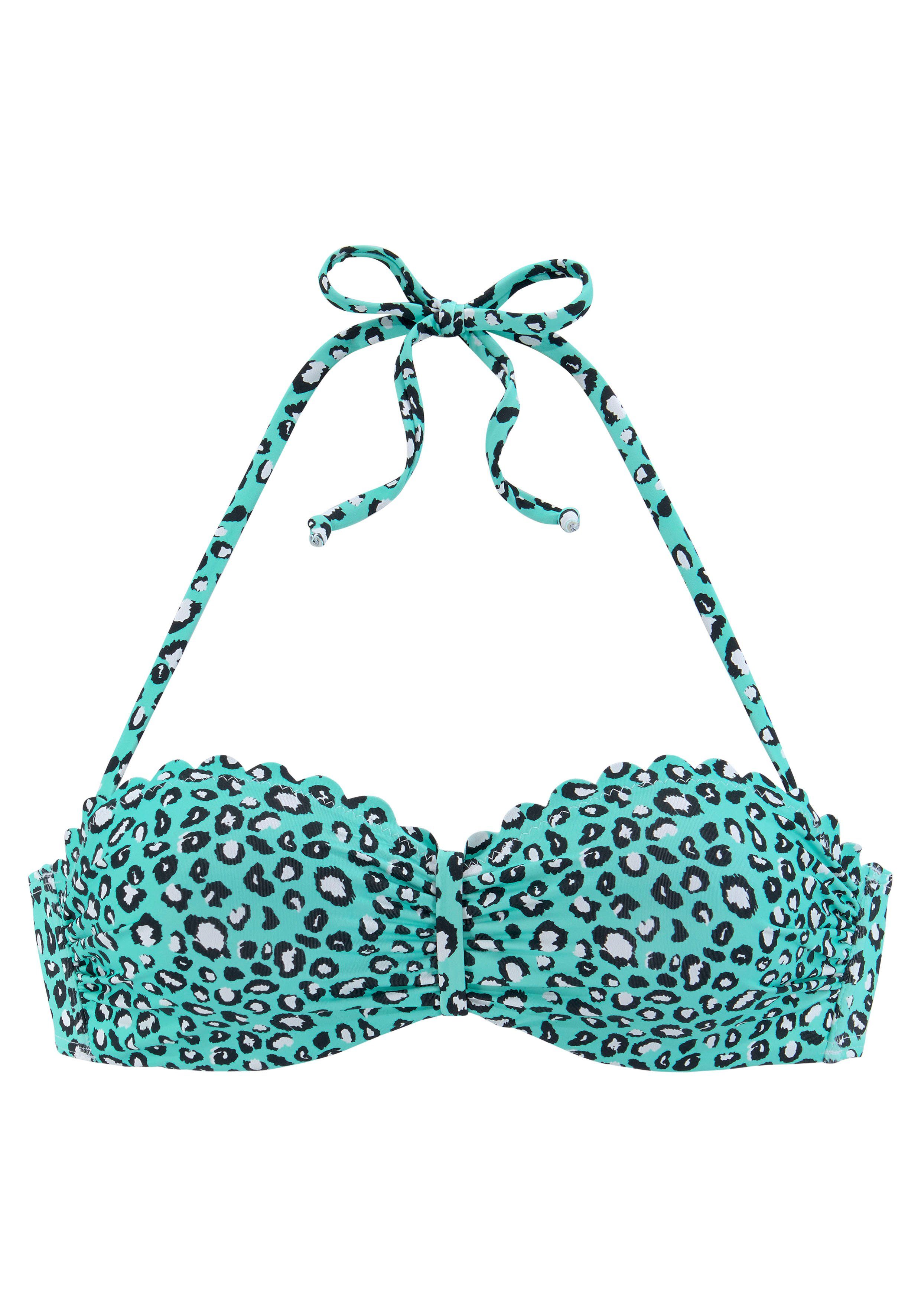 LASCANA Highwaist-Bikini-Hose Mae softe Microfaser, Mix-Kini günstig online kaufen