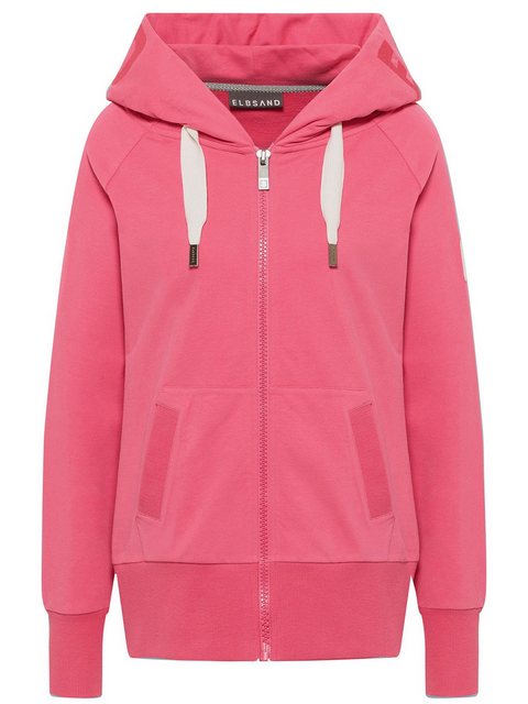 Elbsand Sweatjacke Hoodie Kelda Pink Yarrow günstig online kaufen