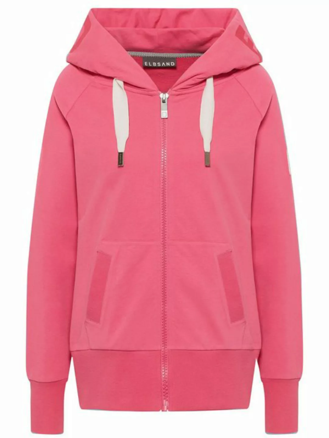 Elbsand Sweatjacke Hoodie Kelda Pink Yarrow günstig online kaufen