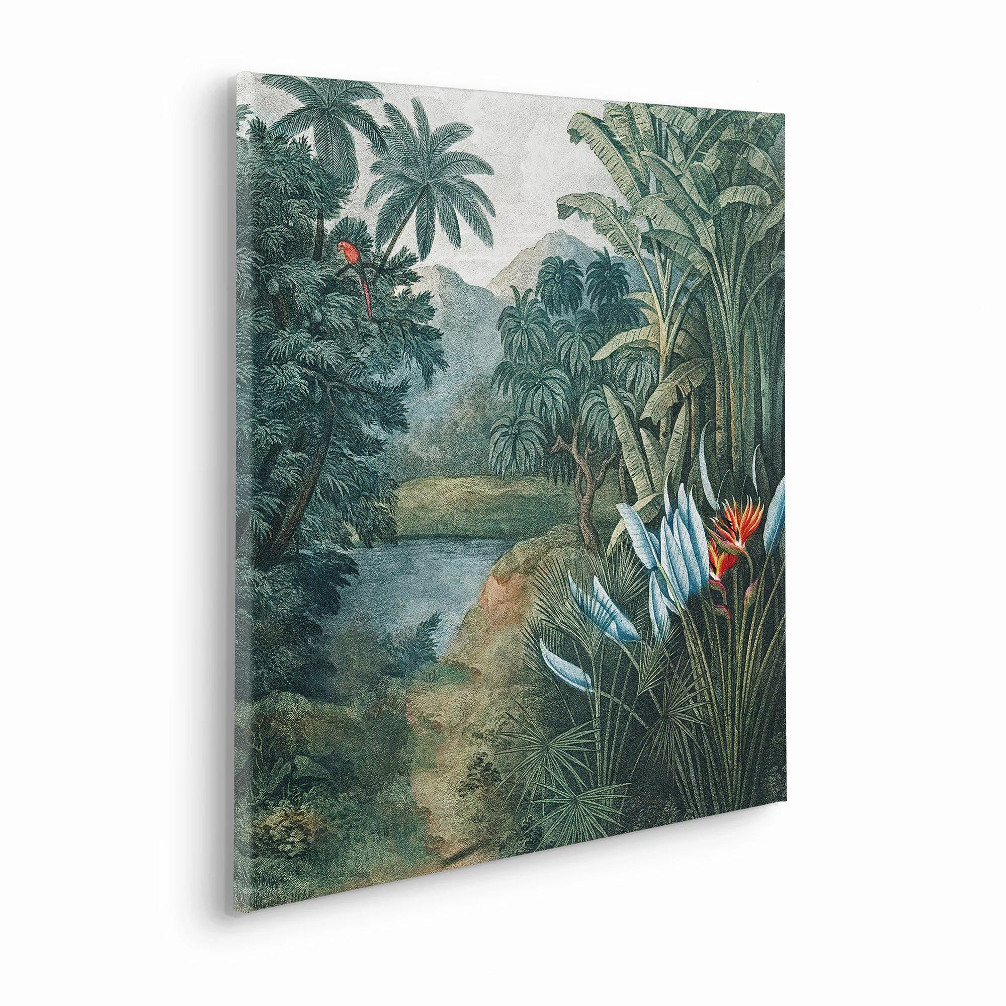 Komar Leinwandbild "Exotic Empire", (1 St.), 60x60 cm (Breite x Höhe), Keil günstig online kaufen
