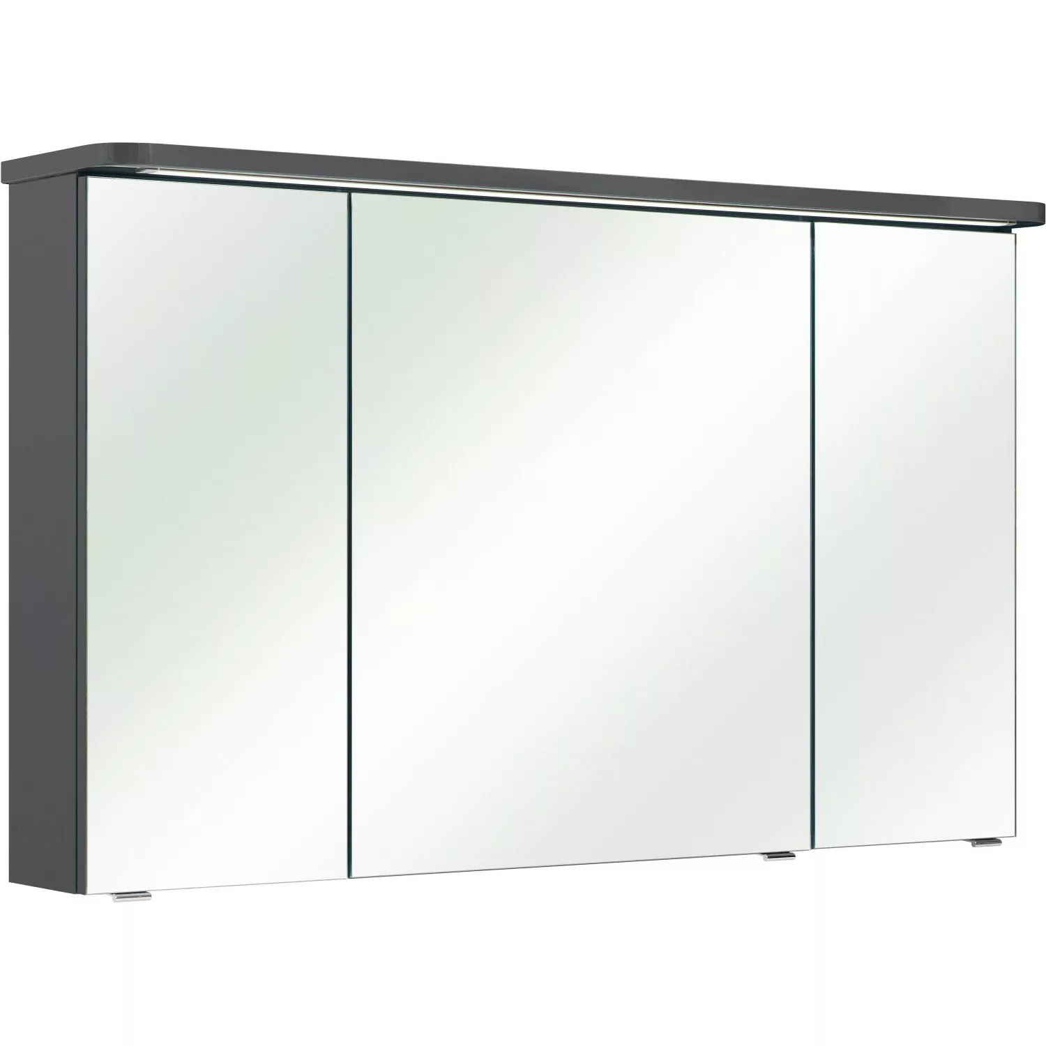 Pelipal Spiegelschrank Serie 4005 Quarzgrau Hochglanz 120 cm mit Softclose günstig online kaufen
