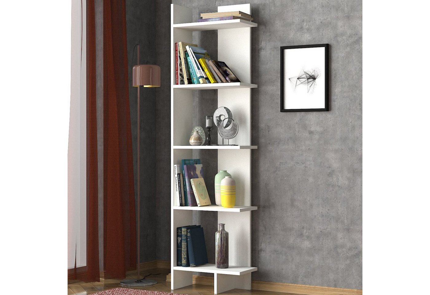 Skye Decor Bücherregal 100% MELAMINE COATED PARTICLE BOARD, 170 cm x 22 cm günstig online kaufen