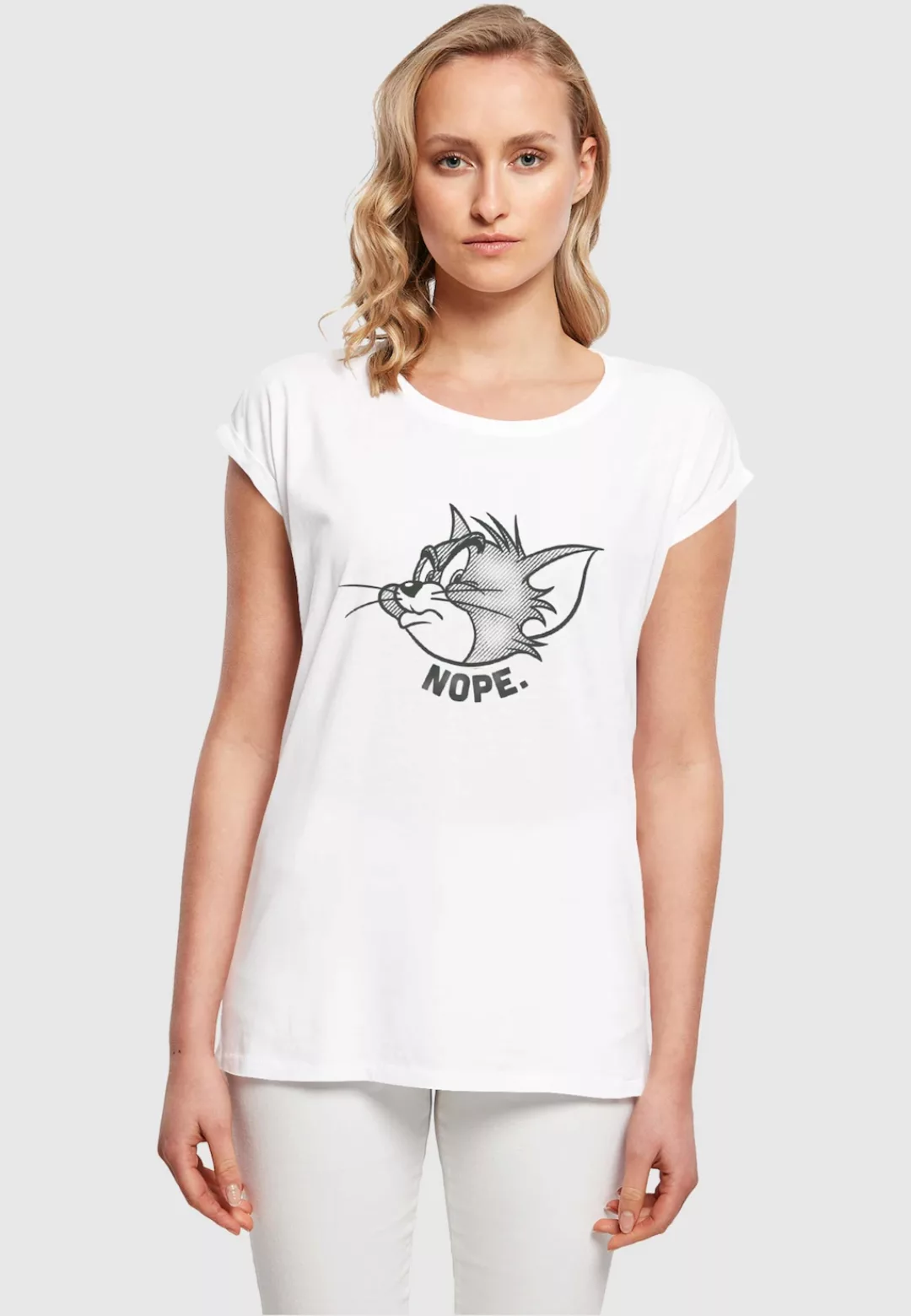 ABSOLUTE CULT T-Shirt "ABSOLUTE CULT Damen Ladies Tom and Jerry - Nope T-Sh günstig online kaufen