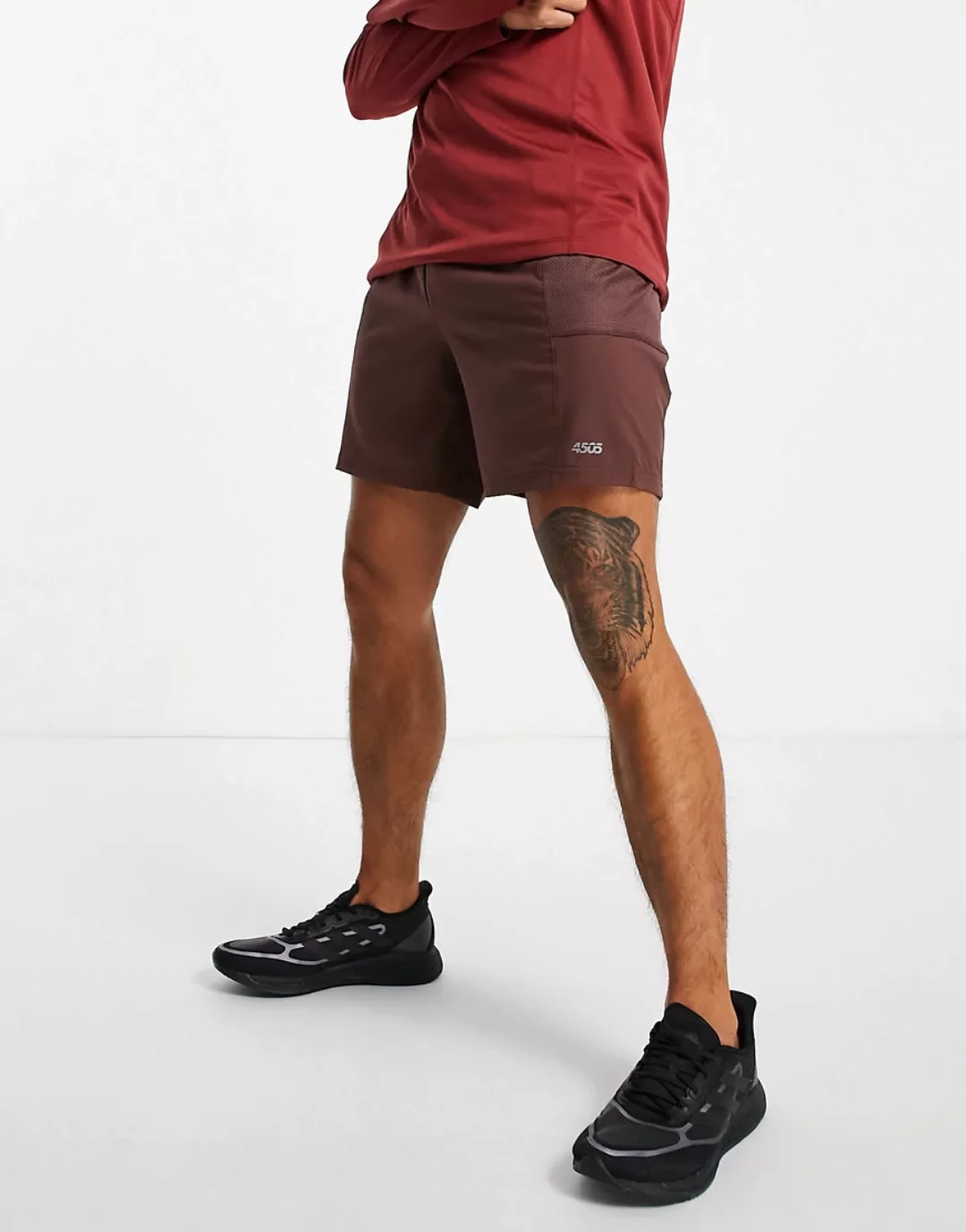 ASOS 4505 – Sport-Shorts mit Utility-Taschen-Braun günstig online kaufen