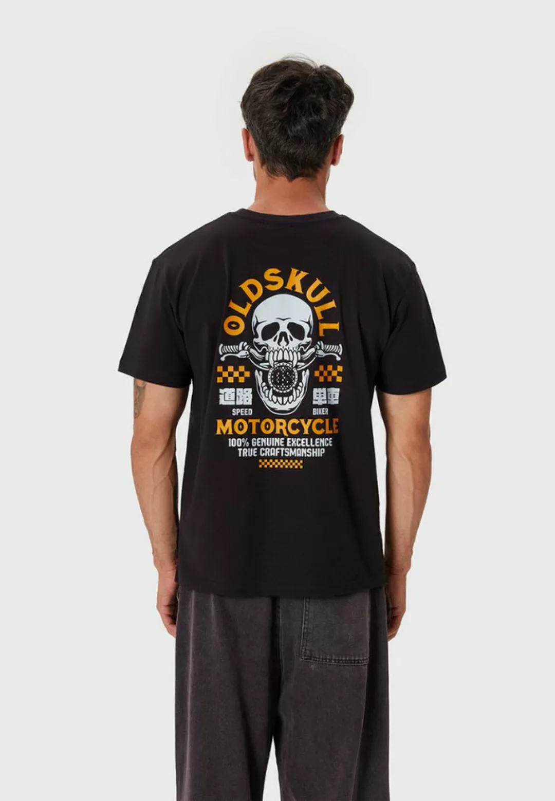 Oldskull T-Shirt Rtrip Handle Skull Logo Graphic günstig online kaufen