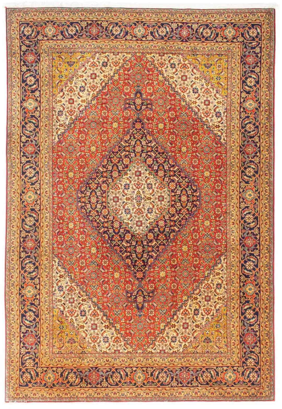 morgenland Wollteppich »Täbriz - 40 Raj Medaillon Rosso 366 x 245 cm«, rech günstig online kaufen