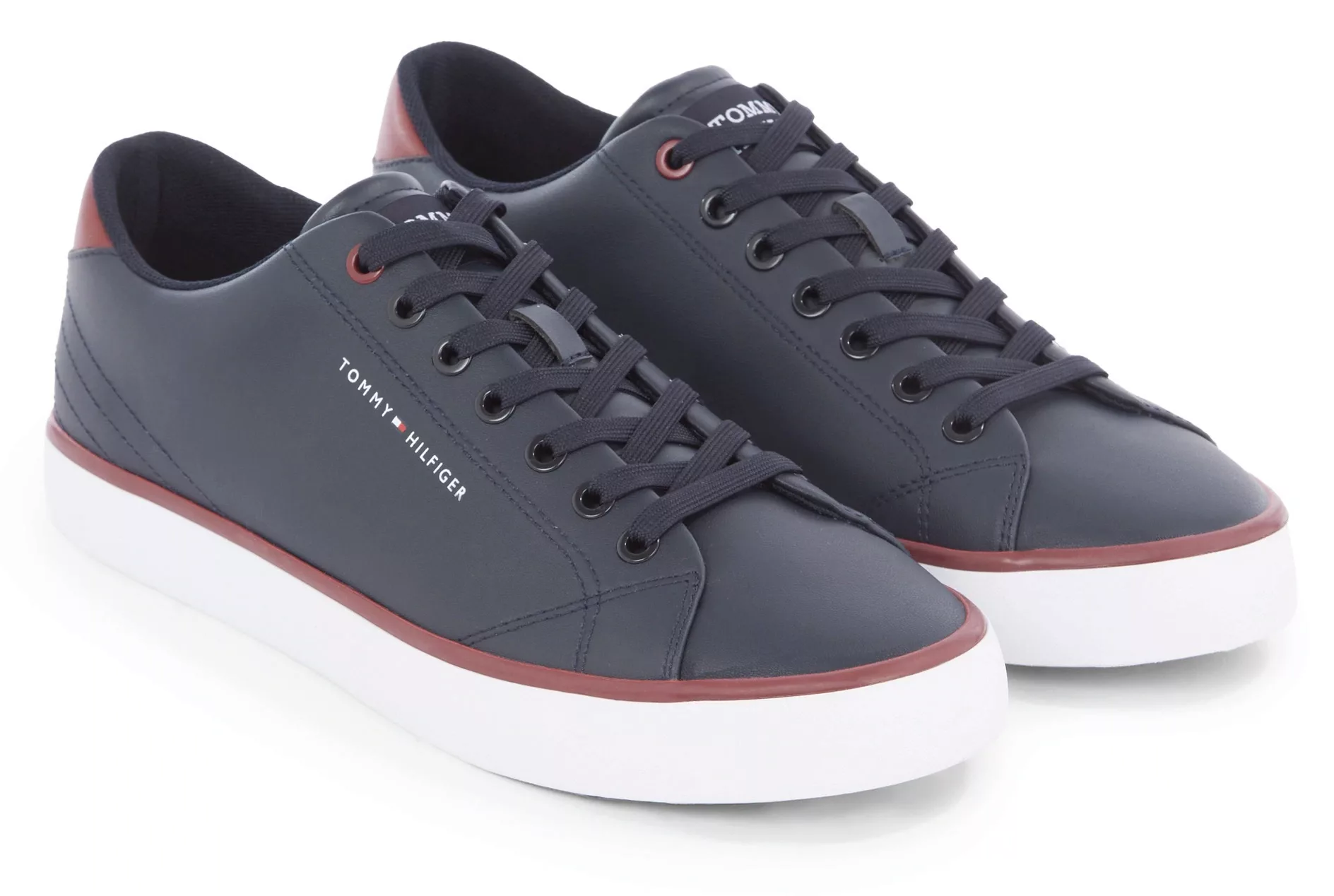 Tommy Hilfiger Sneaker "TH HI VULC CORE LOW LEATHER ESS", Freizeitschuh, Ha günstig online kaufen