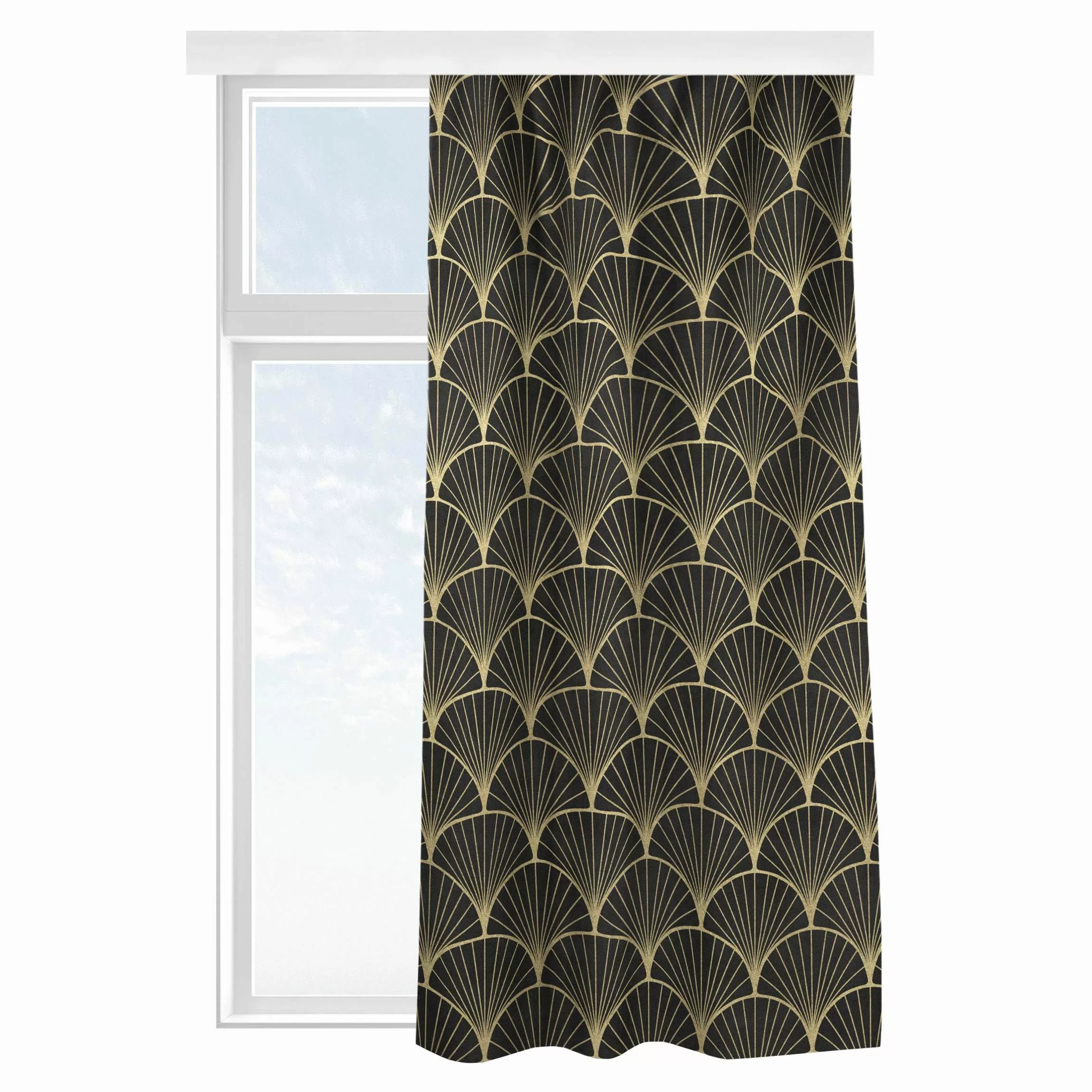 Bilderdepot24 Vorhang Gardine Muster Illustration Art günstig online kaufen