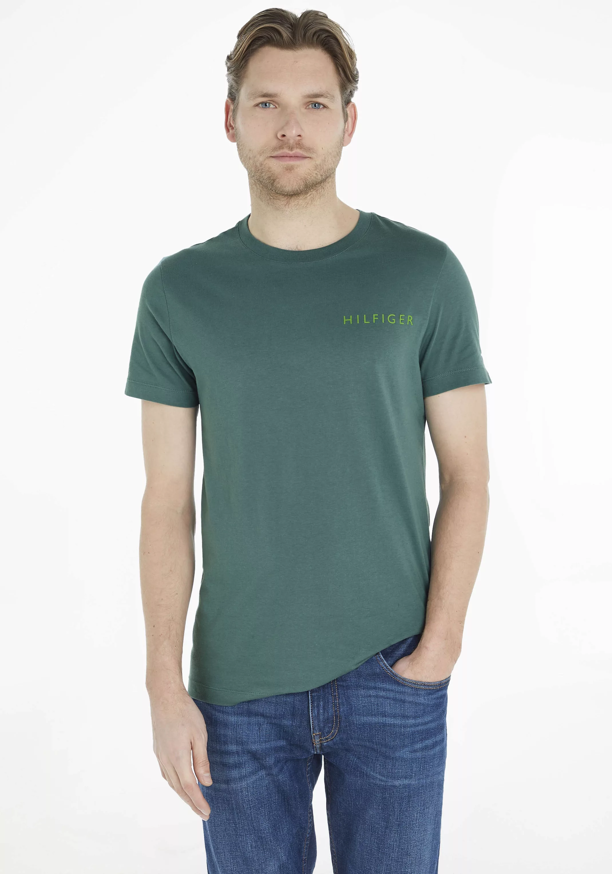 Tommy Hilfiger Rundhalsshirt POP COLOR im Basic-Style günstig online kaufen