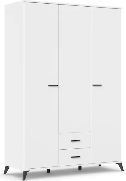 rauch Drehtürenschrank "Lucena", mit schräg ausgestellten Füßen im Monochro günstig online kaufen