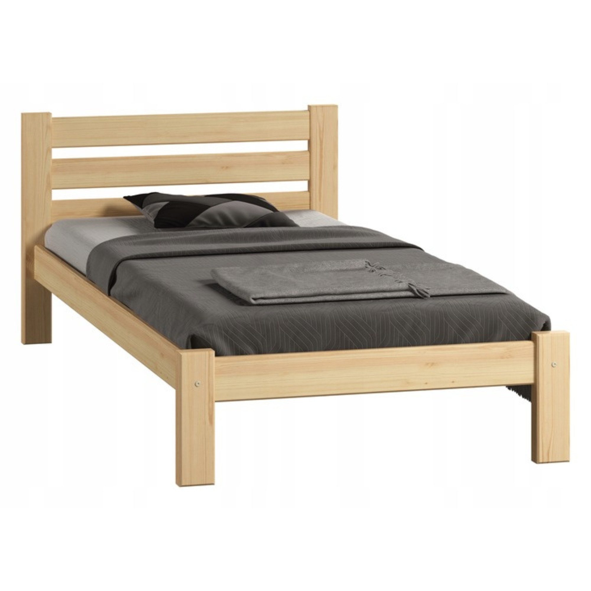 Home Collective Holzbett Einzelbett Massivholz Bett günstig online kaufen