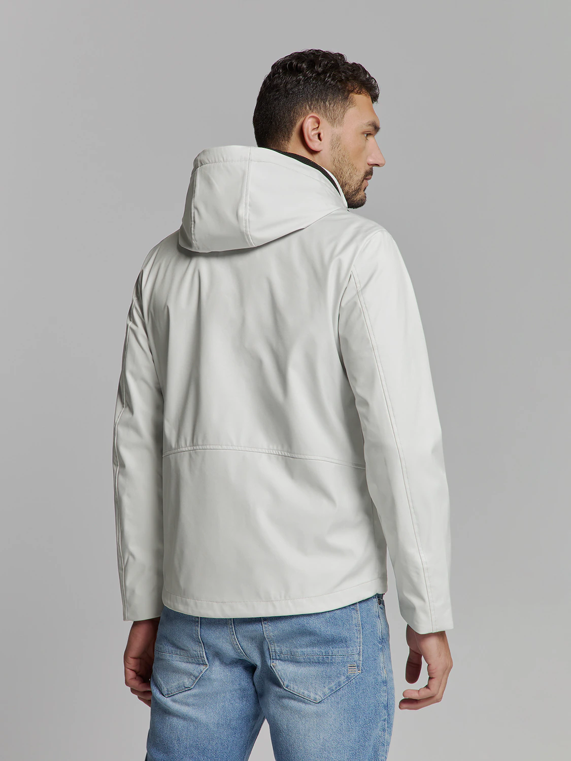NO EXCESS Kurzjacke "No Excess Jacke mit abnehmbarer kapuze" günstig online kaufen