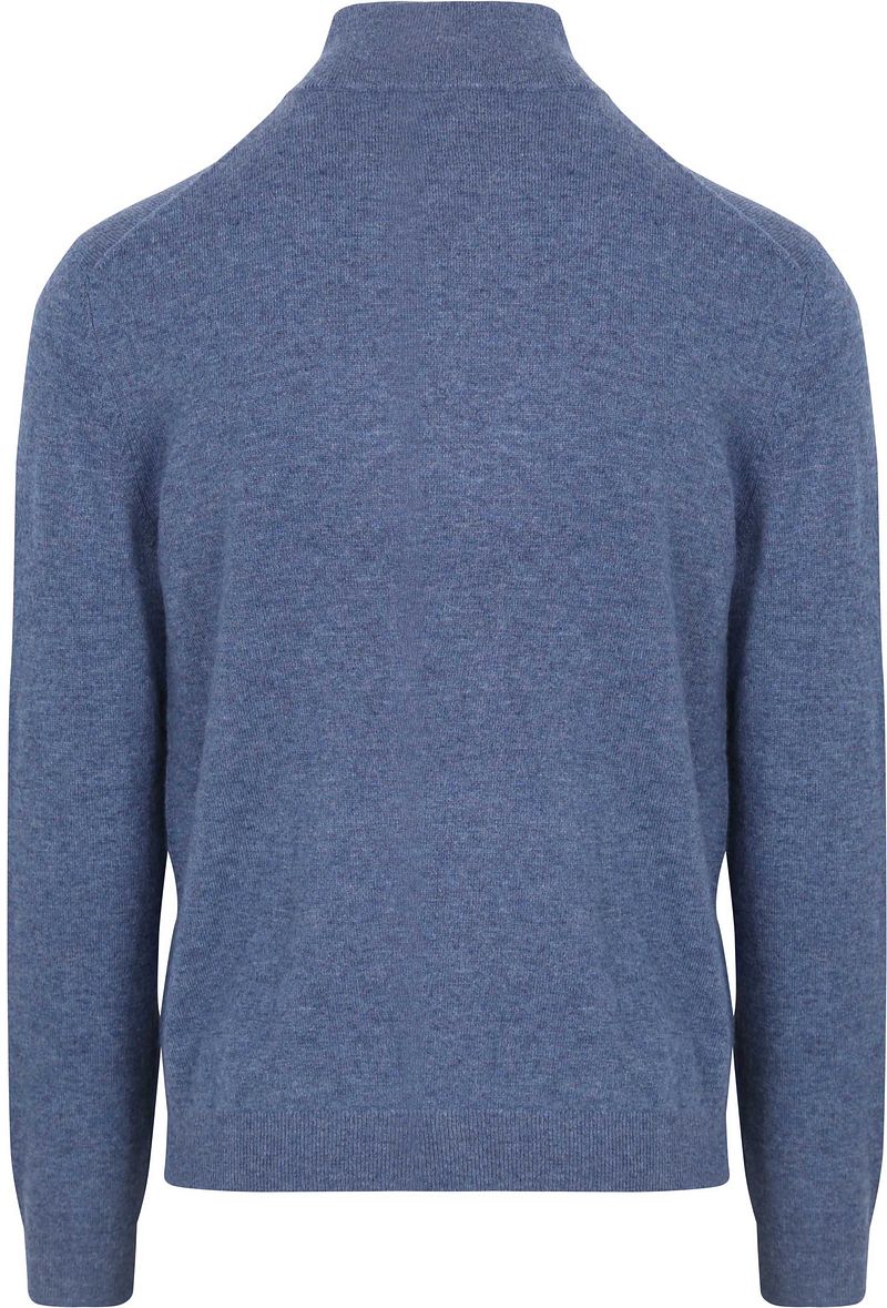 Gant Strickjacke Wool Blend Melange Blau - Größe 3XL günstig online kaufen