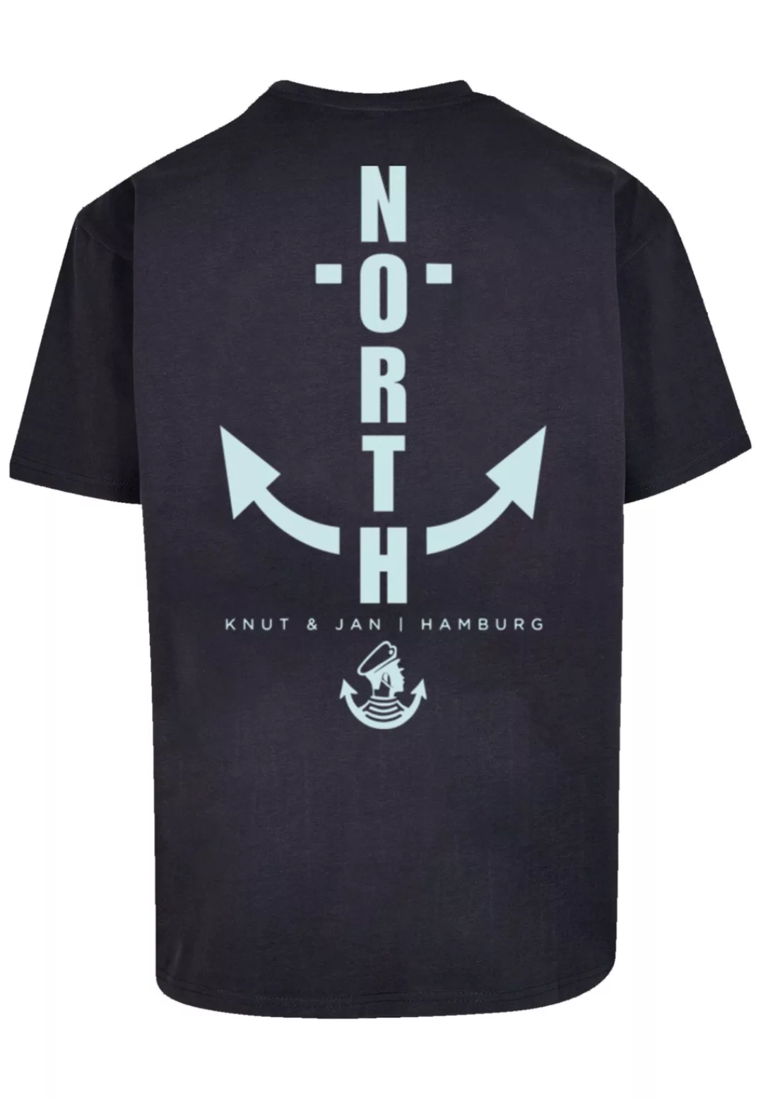 F4NT4STIC T-Shirt "North Anker Knut & Jan Hamburg", Print günstig online kaufen