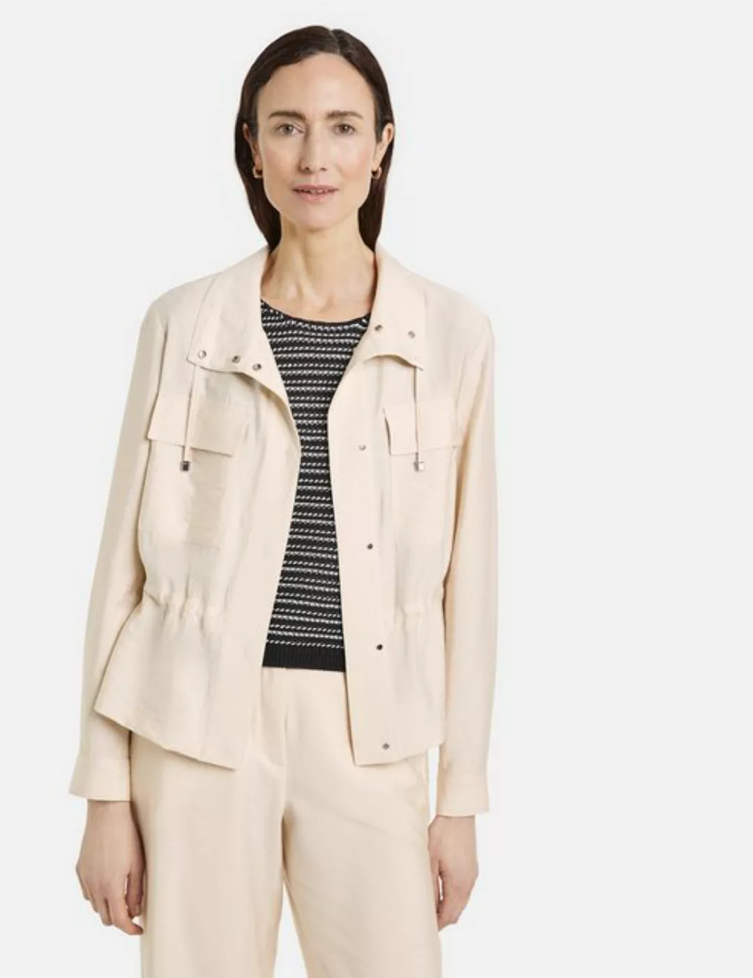 GERRY WEBER Jackenblazer Leichte Blazerjacke mit Tunnelband günstig online kaufen