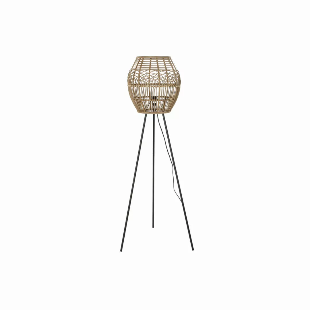 Stehlampe Dkd Home Decor Natürlich Metall Rattan (50 X 50 X 128 Cm) günstig online kaufen