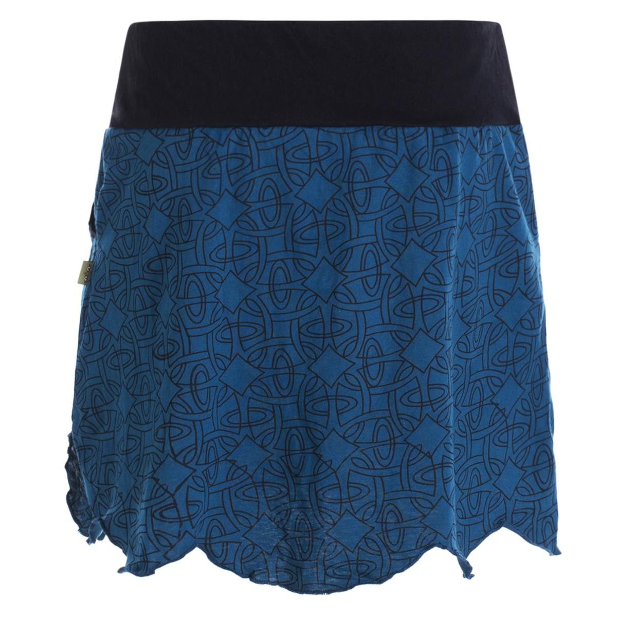 Vishes Minirock Damen Mini-Rock Baumwolle geometrisch günstig online kaufen