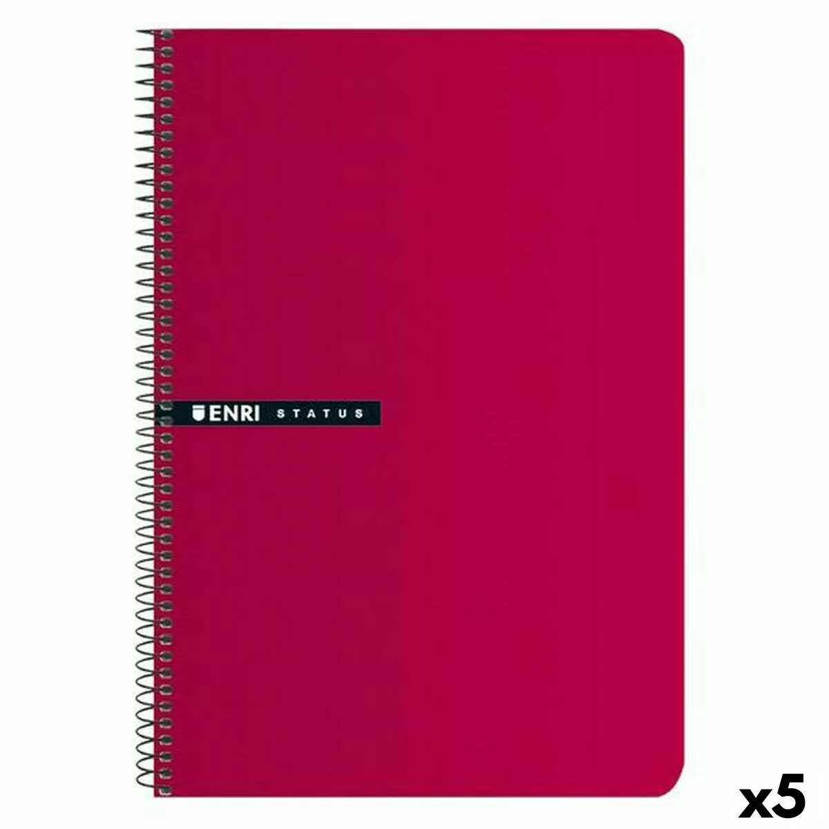 Notizbuch Enri 70 Gr Rot (5 Stück) günstig online kaufen