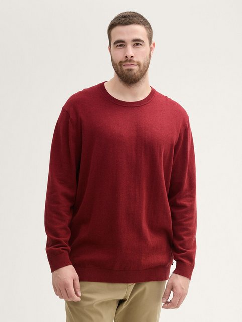 TOM TAILOR PLUS Strickpullover Plus - Strickpullover mit recyceltem Kaschmi günstig online kaufen