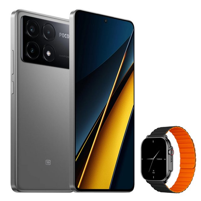 Xiaomi POCO X6 Pro 5G 12+512GB Smartphone & Smartwatch Handy (6.67 Zoll, 64 günstig online kaufen