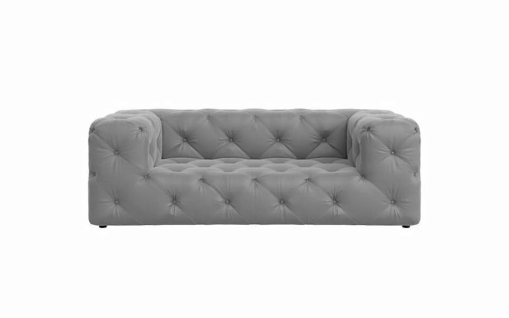 Places of Style 2-Sitzer FOLLINA, 2-Sitzer Sofa mit klassischer Chesterfiel günstig online kaufen