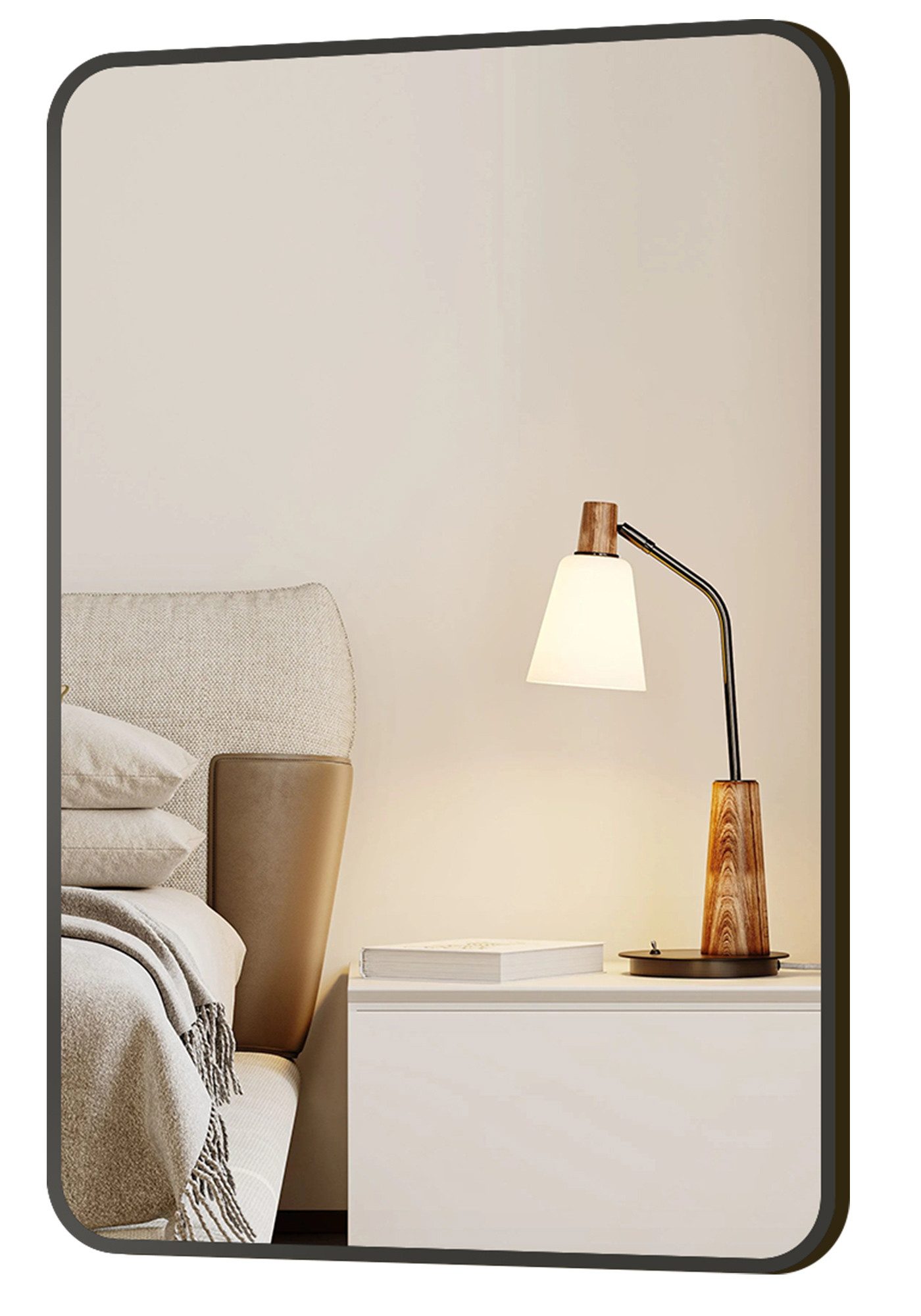 Boromal Spiegel Schwarz 50x70 60x40 Metall günstig online kaufen