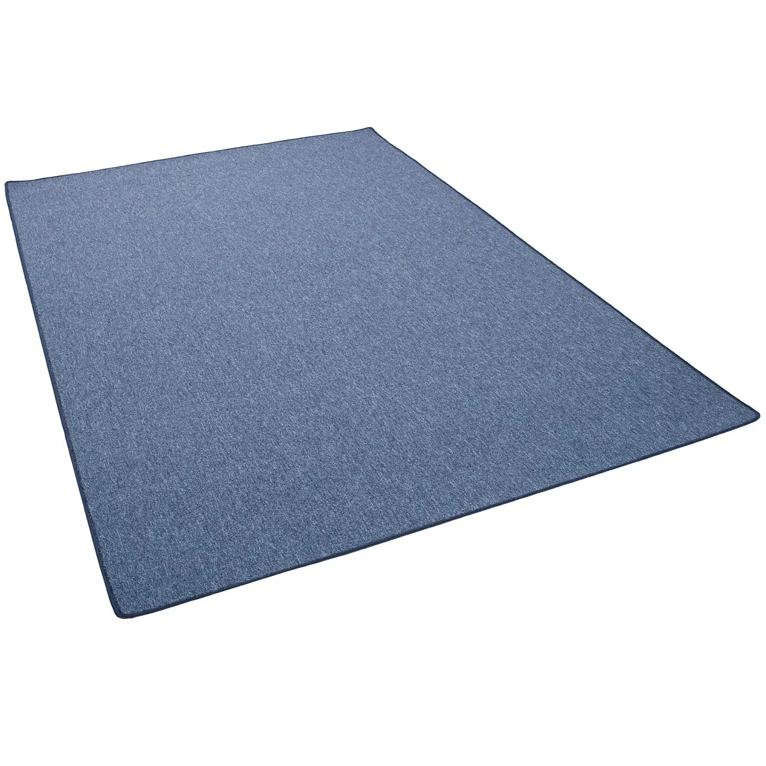 Snapstyle Feinschlingen Velour Teppich Strong Dunkelblau 140x200cm günstig online kaufen