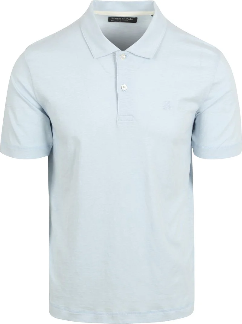 Marc O'Polo Poloshirt Slubs Starlight Blau - Größe L günstig online kaufen