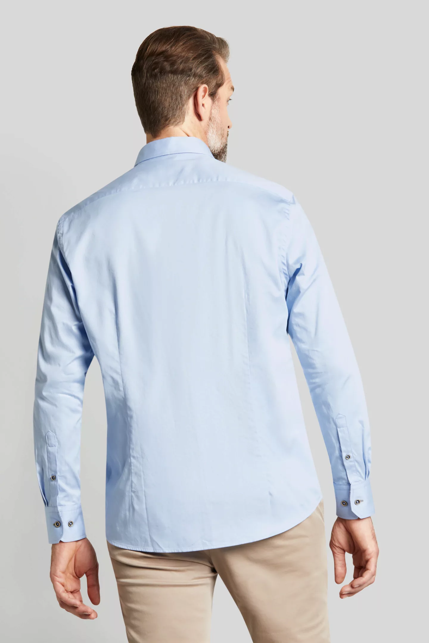 bugatti Langarmhemd, aus reiner Baumwolle günstig online kaufen