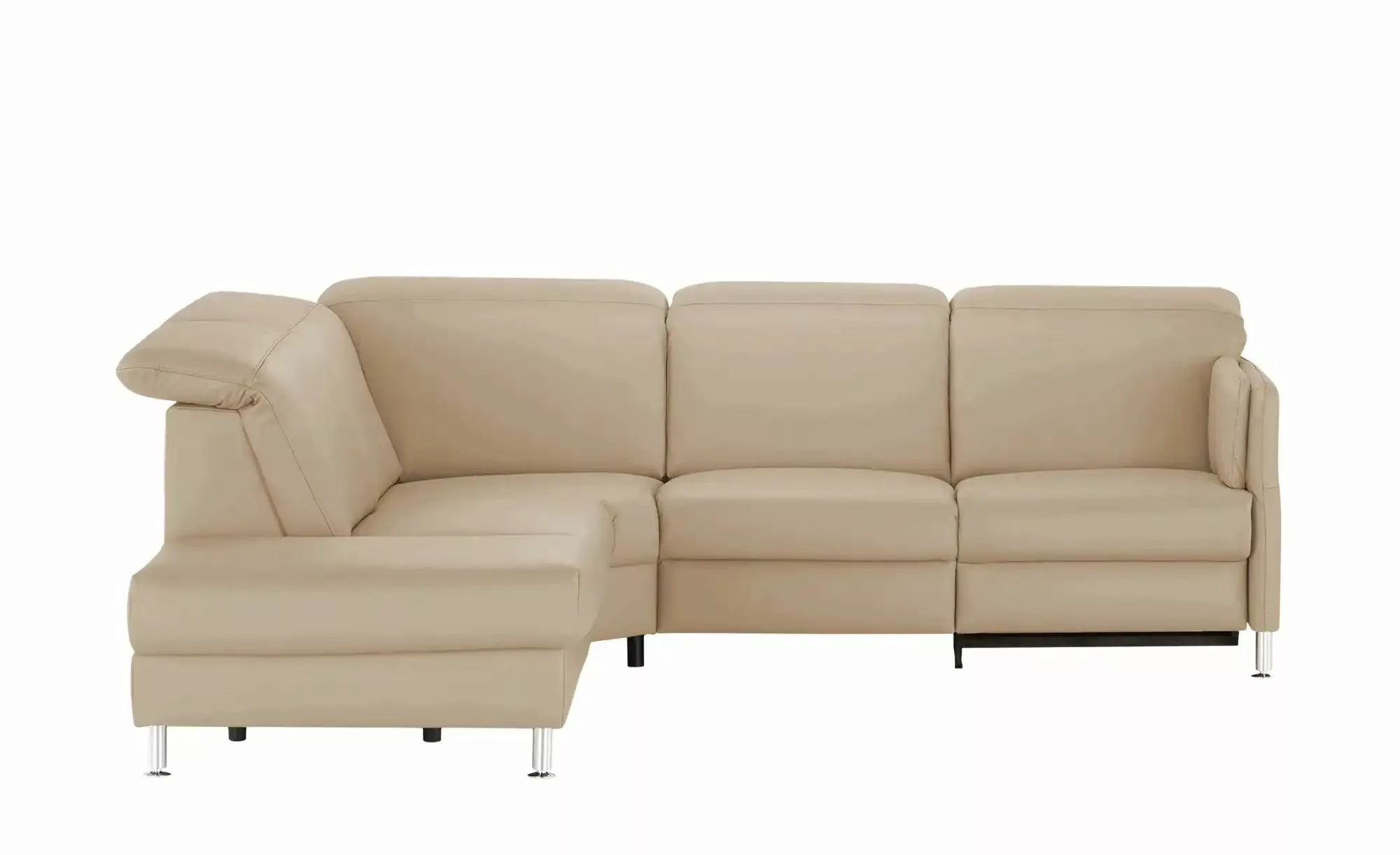 meinSofa Leder-Ecksofa  Leon ¦ beige ¦ Maße (cm): B: 259 H: 83 T: 236.0 Pol günstig online kaufen