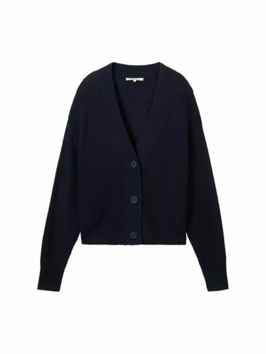 TOM TAILOR Denim Strickjacke (1-tlg) Plain/ohne Details günstig online kaufen