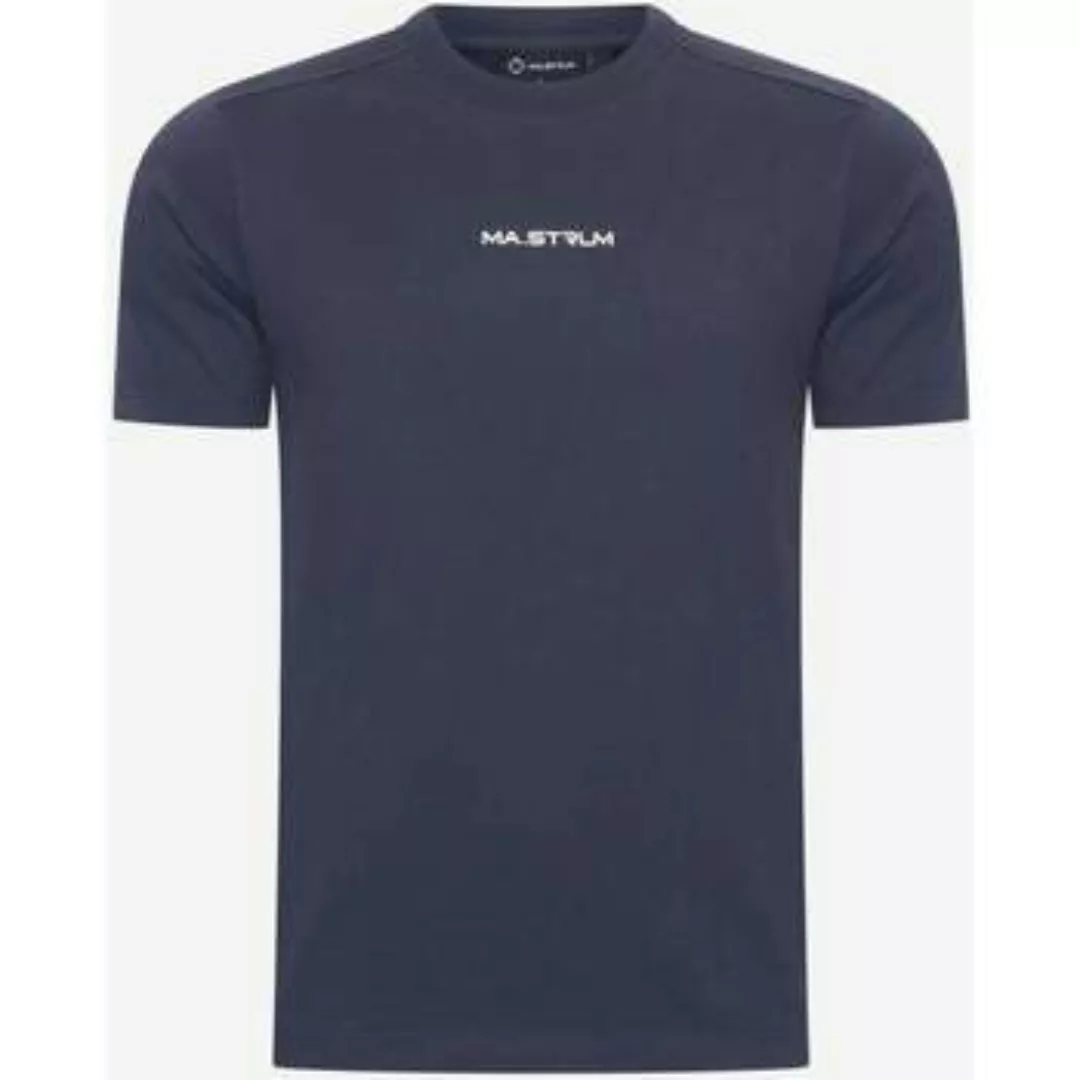 Ma.strum  T-Shirts & Poloshirts Mastrum bedrucktes T-Shirt – Tintenblau günstig online kaufen