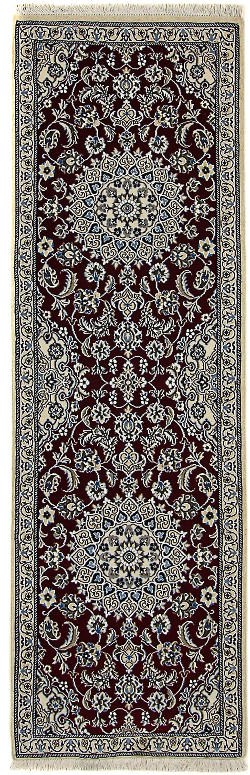 morgenland Orientteppich »Perser - Nain - Royal - 197 x 62 cm - dunkelblau« günstig online kaufen