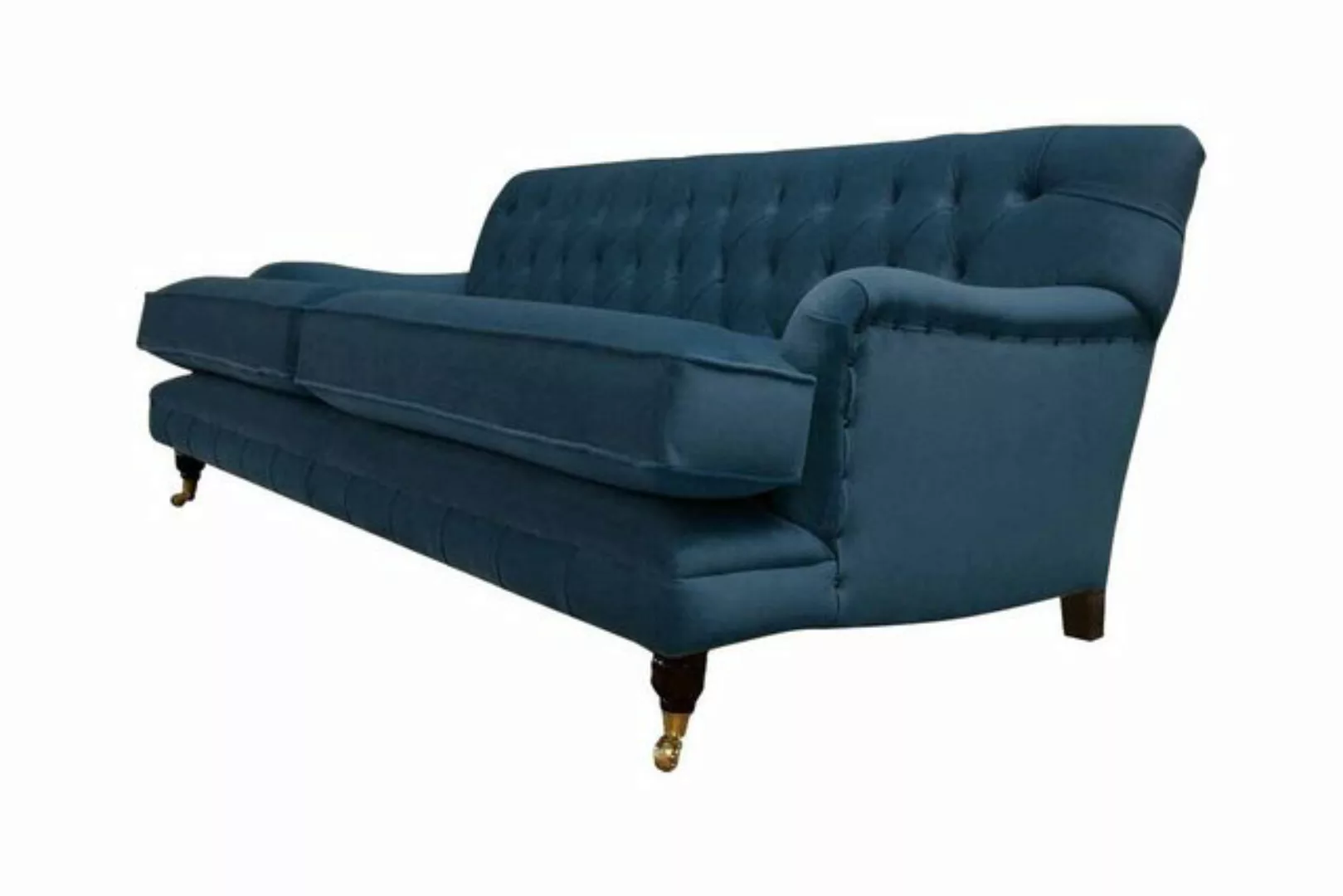 JVmoebel Sofa, Dreisitzer Couch Polster Design Sofa Blau Sitz Sofas Möbel günstig online kaufen