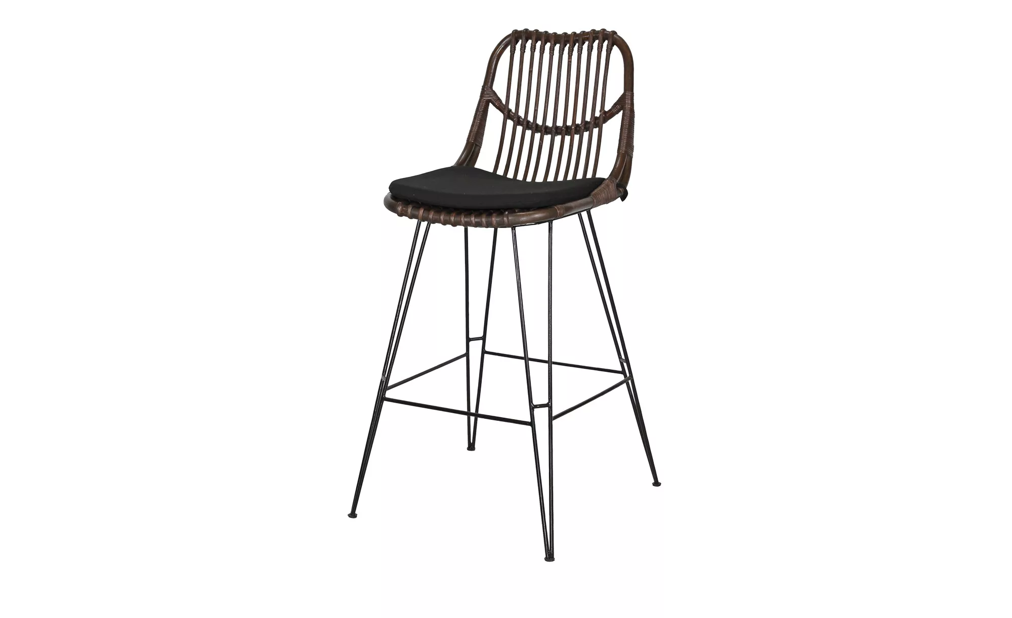 Barstuhl - schwarz - 46 cm - 110 cm - 62 cm - Stühle > Barhocker - Möbel Kr günstig online kaufen