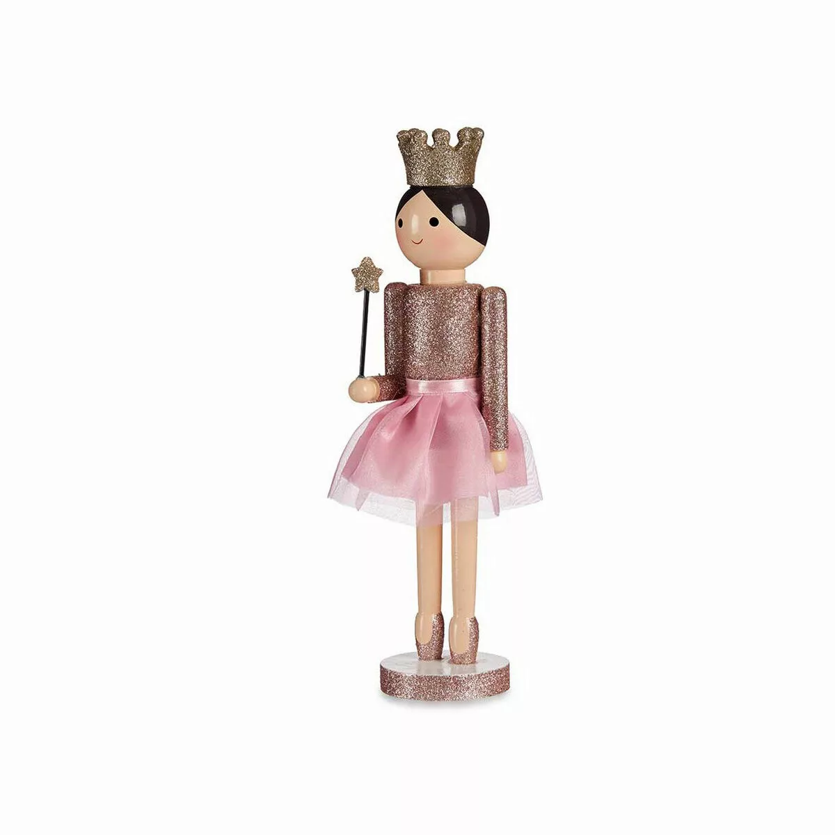 Deko-figur Prinzessin Nussknacker Holz Polyester (7 X 30 X 7 Cm) günstig online kaufen