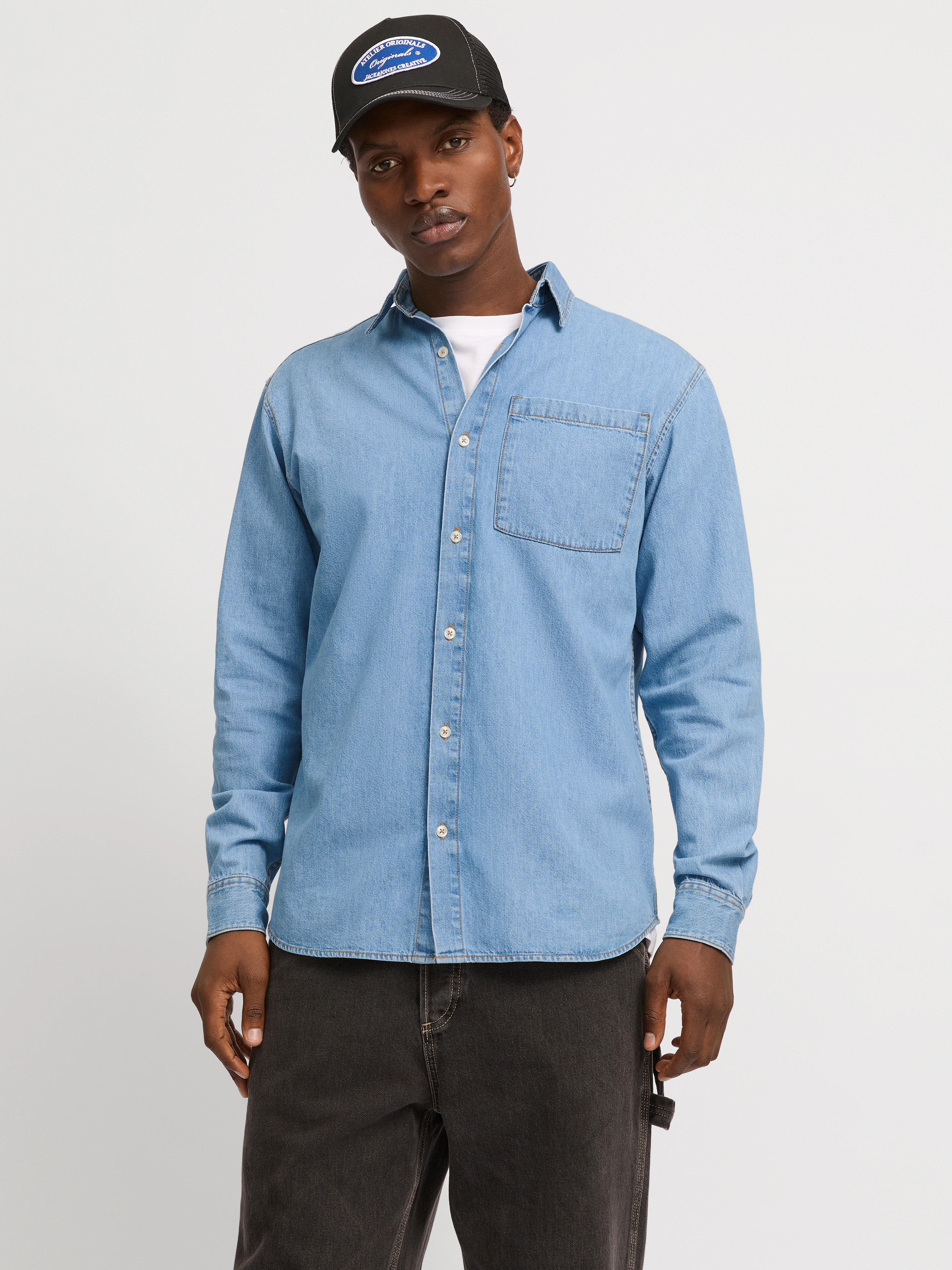 Jack & Jones Jeanshemd "JJICREEK JJSHIRT L/S AKM 596 NOOS" günstig online kaufen