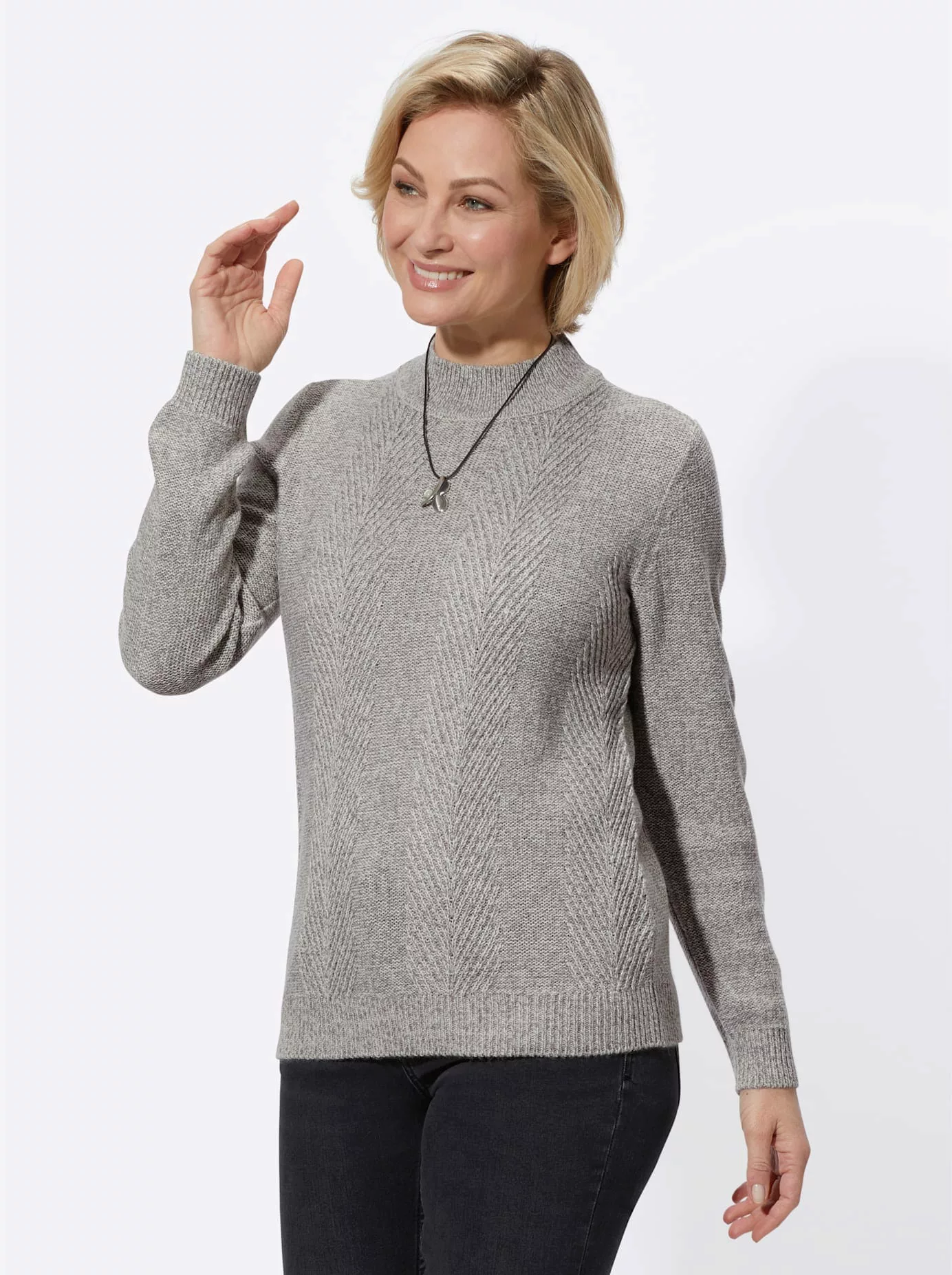 Classic Basics Stehkragenpullover "Pullover" günstig online kaufen