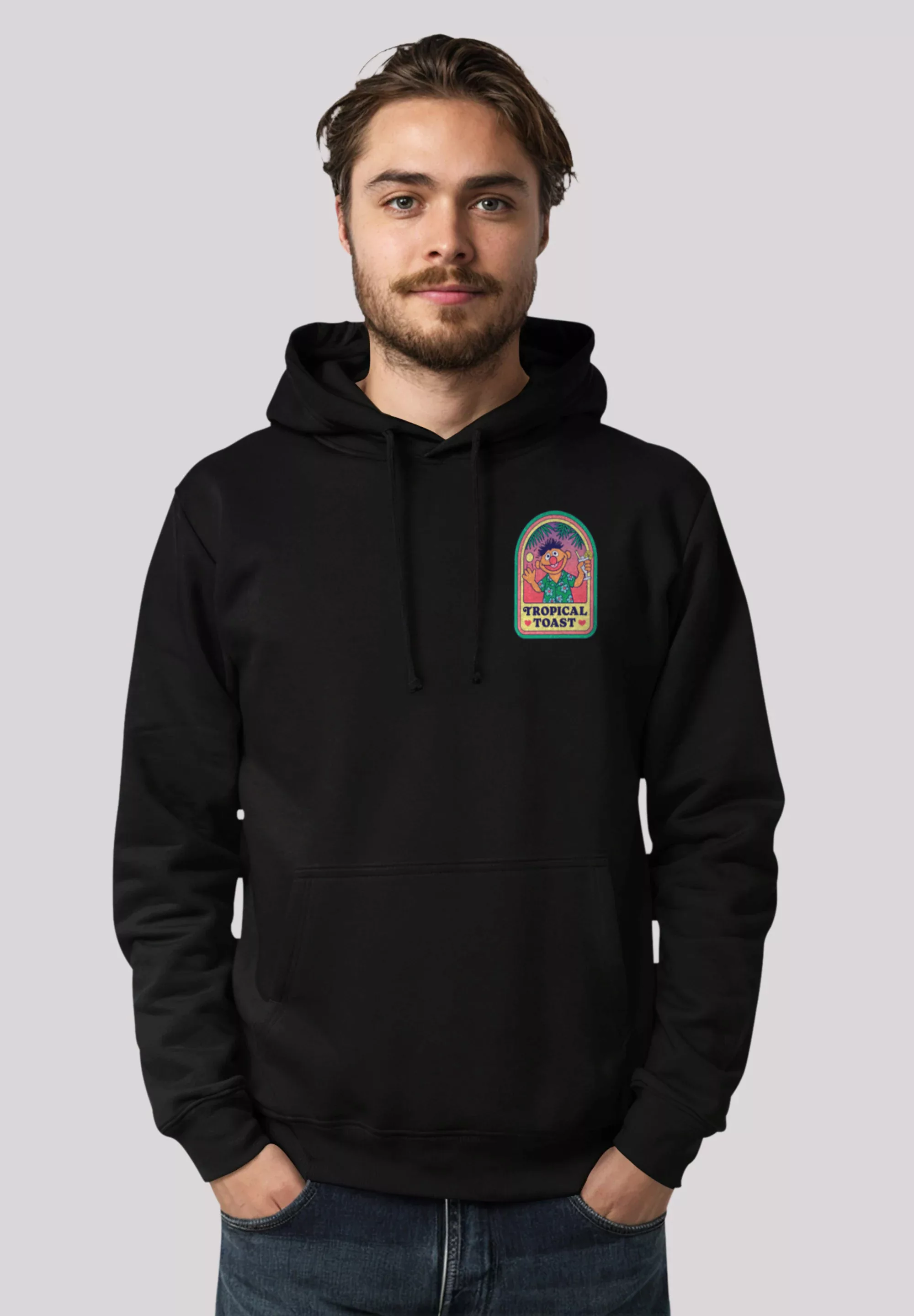 F4NT4STIC Kapuzenpullover "Sesamstraße Ernie Trobical Toast", Premium Quali günstig online kaufen