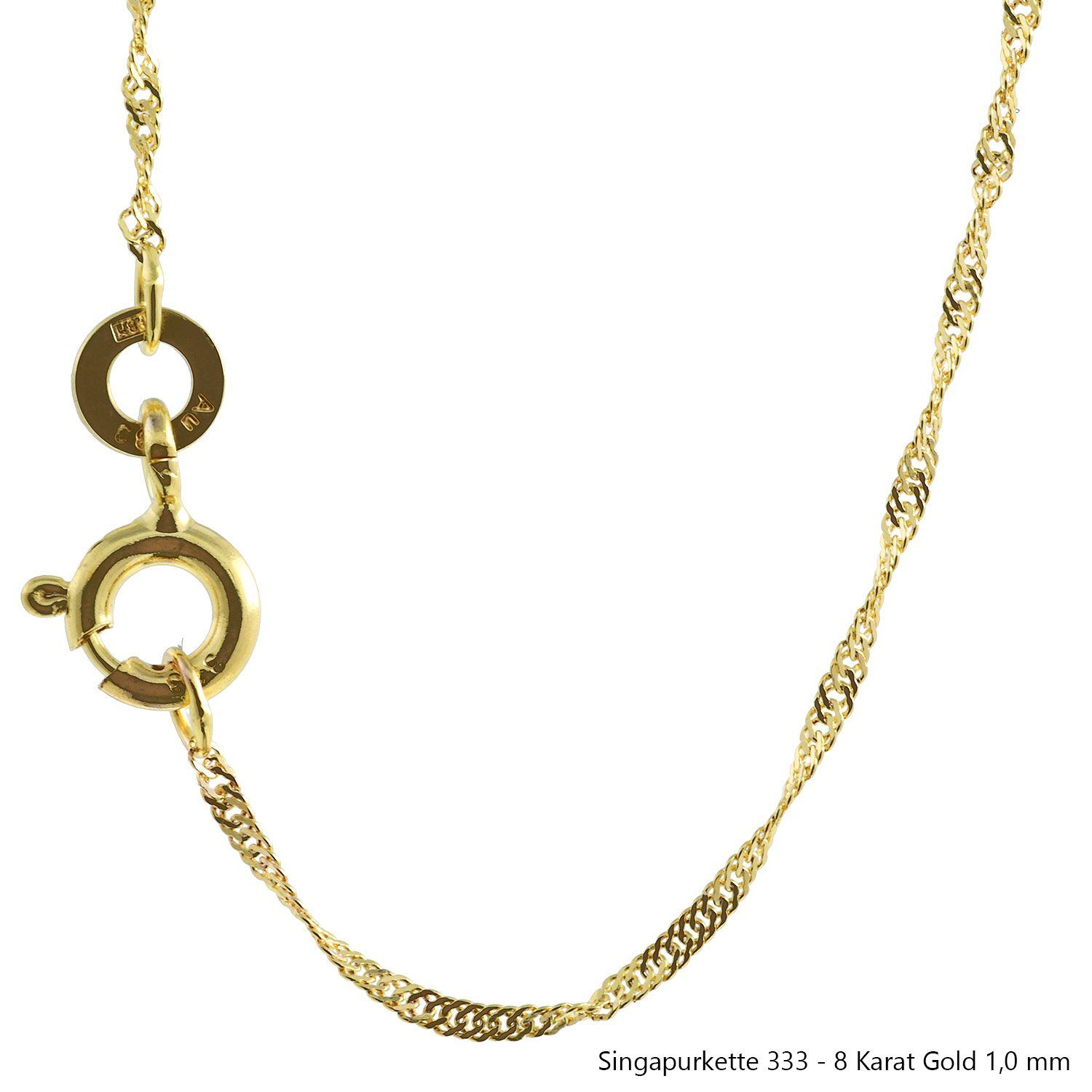 HOPLO Goldkette Goldkette Singapurkette Länge 40cm günstig online kaufen