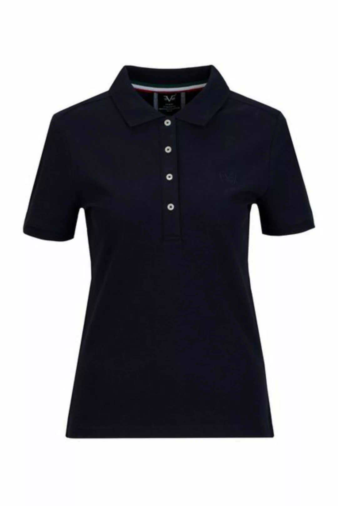 19V69 ITALIA Poloshirt BIBI Damen-Poloshirt mit dezentem Logo-Detail günstig online kaufen