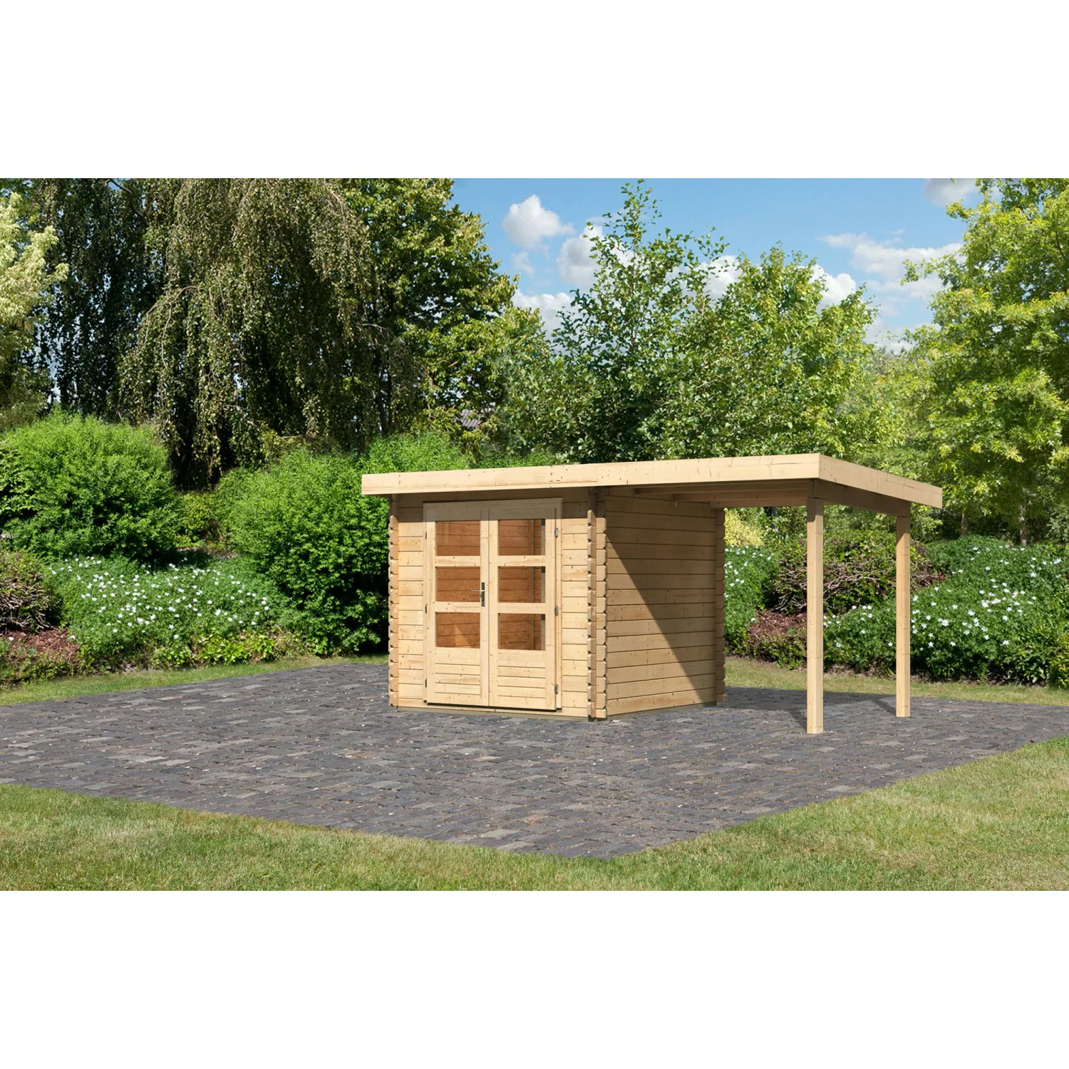 Karibu Gartenhaus "Bastrup 2", (Set) günstig online kaufen