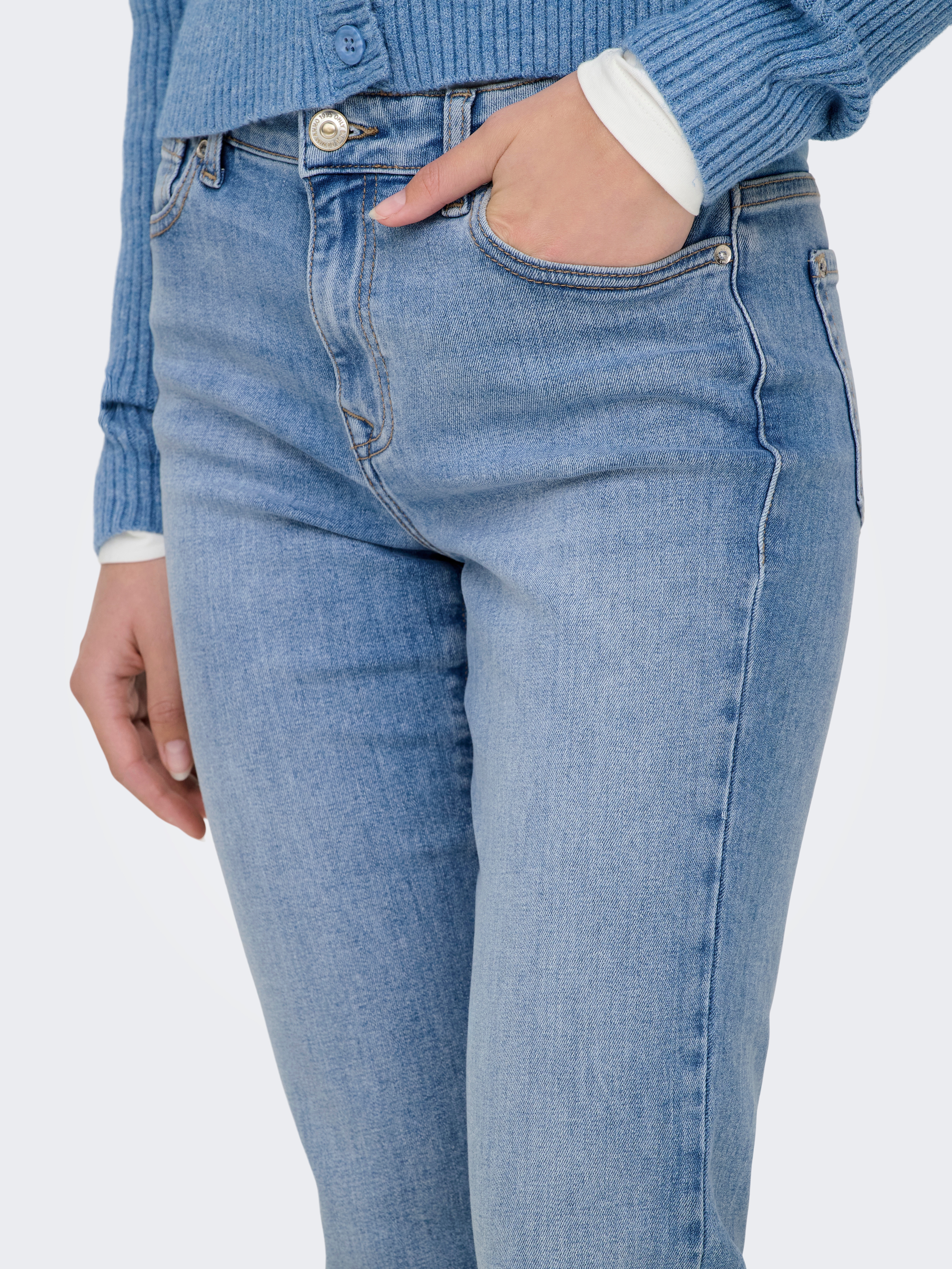 ONLY Slim-fit-Jeans "ONLSUI MID SLIM DNM DIA460 NOOS" günstig online kaufen