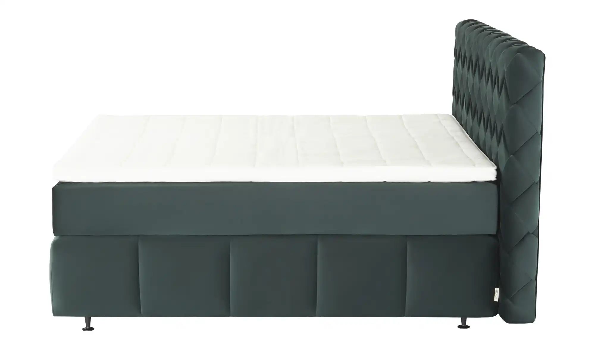 Jette Home Boxspringbett  Braid ¦ grün ¦ Maße (cm): B: 182 H: 123 Betten > günstig online kaufen