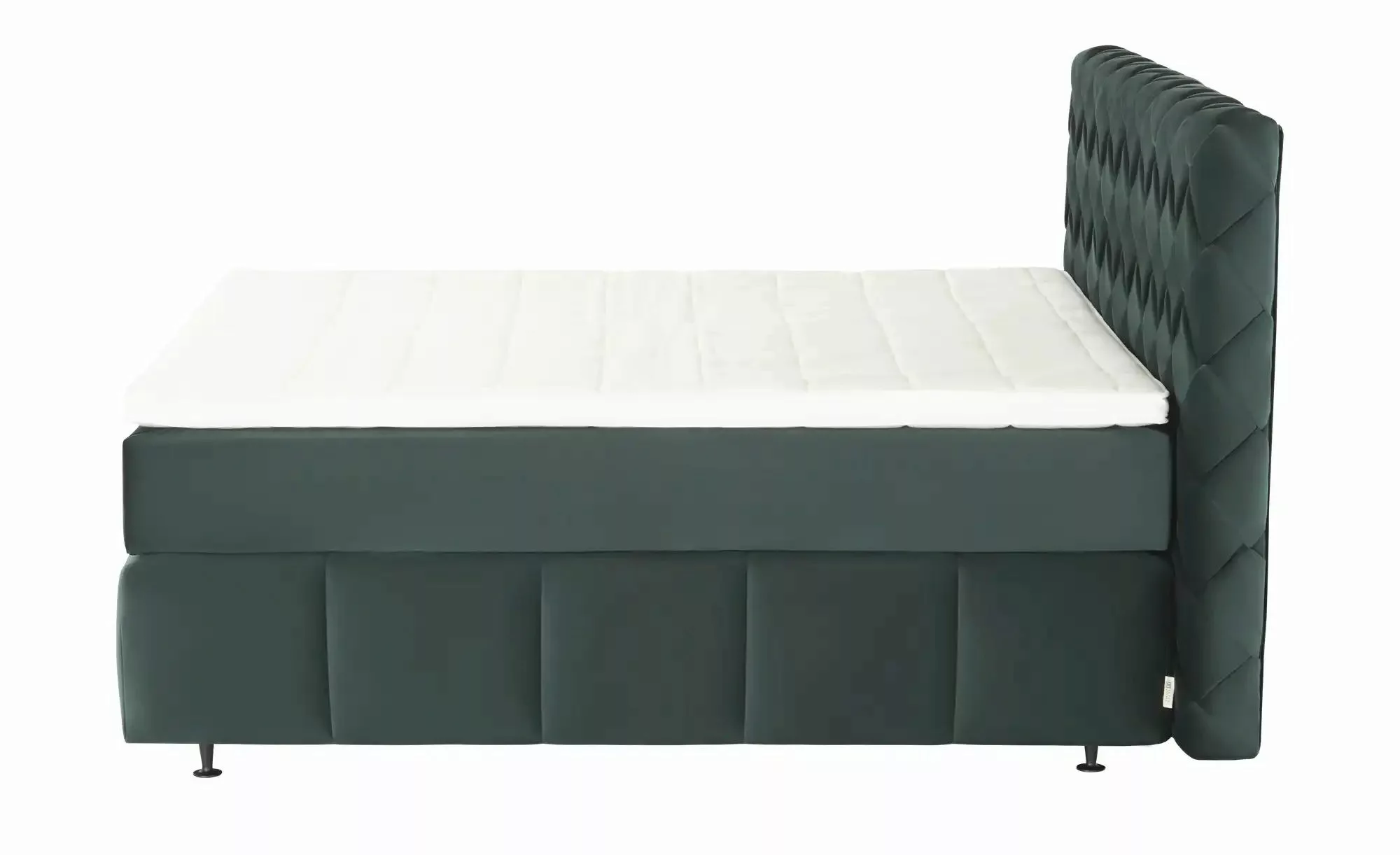 Jette Home Boxspringbett  Braid  ¦ grün ¦ Maße (cm): B: 202 H: 123 Betten > günstig online kaufen