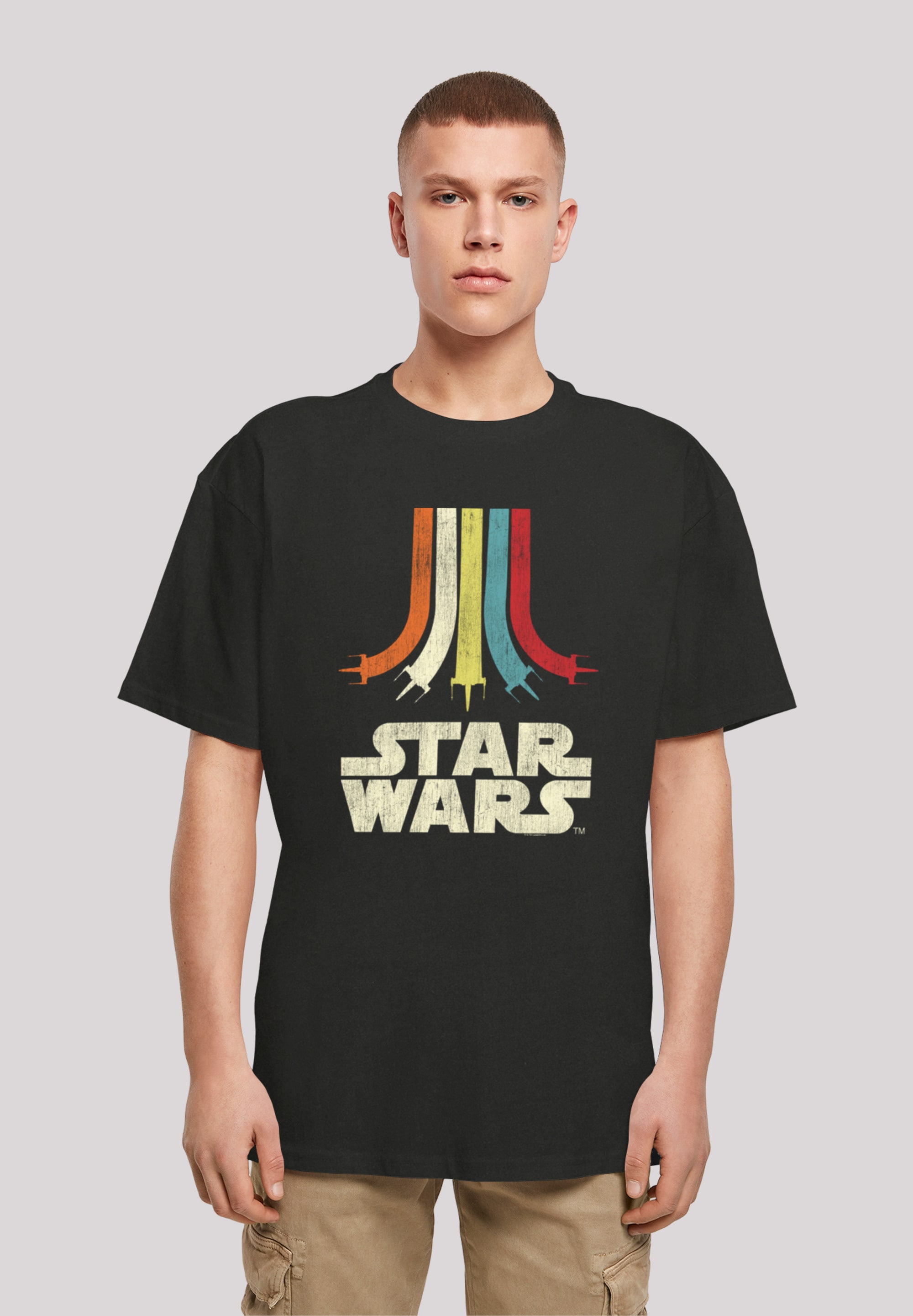 F4NT4STIC T-Shirt "Star Wars Retro Rainbow", Print günstig online kaufen