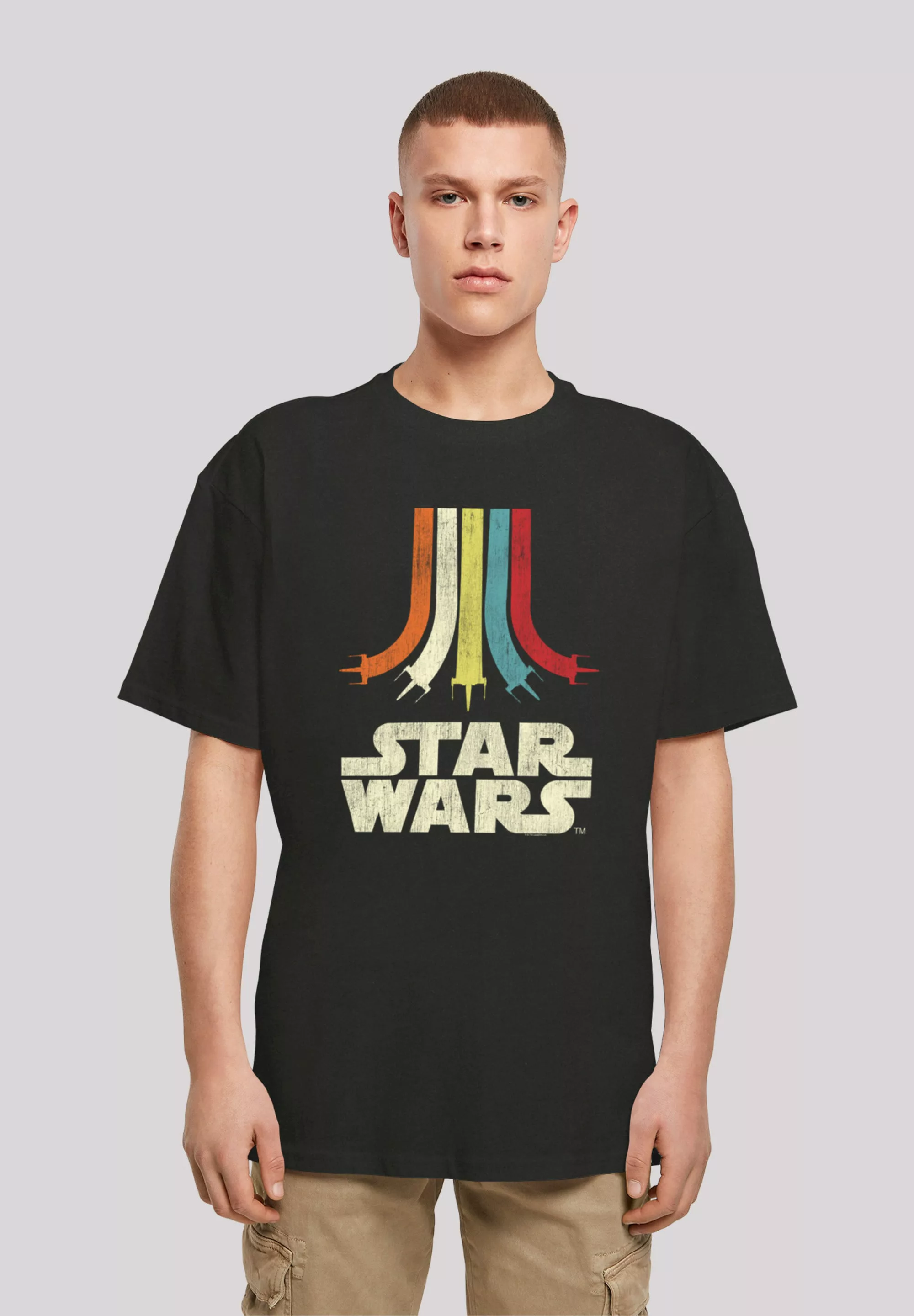 F4NT4STIC T-Shirt "Star Wars Retro Rainbow", Print günstig online kaufen