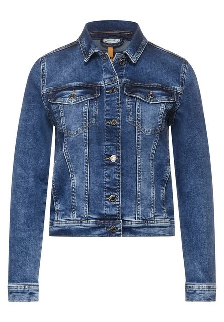 STREET ONE Jackenblazer Jeansjacke in Blau günstig online kaufen